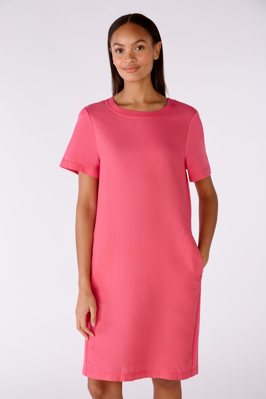 Bild 2 von Kleid Leinen-Baumwollpatch in raspberry sorbet | Oui