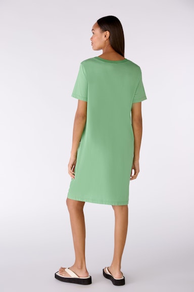 Bild 3 von Dress linen-cotton patch in green leaf | Oui