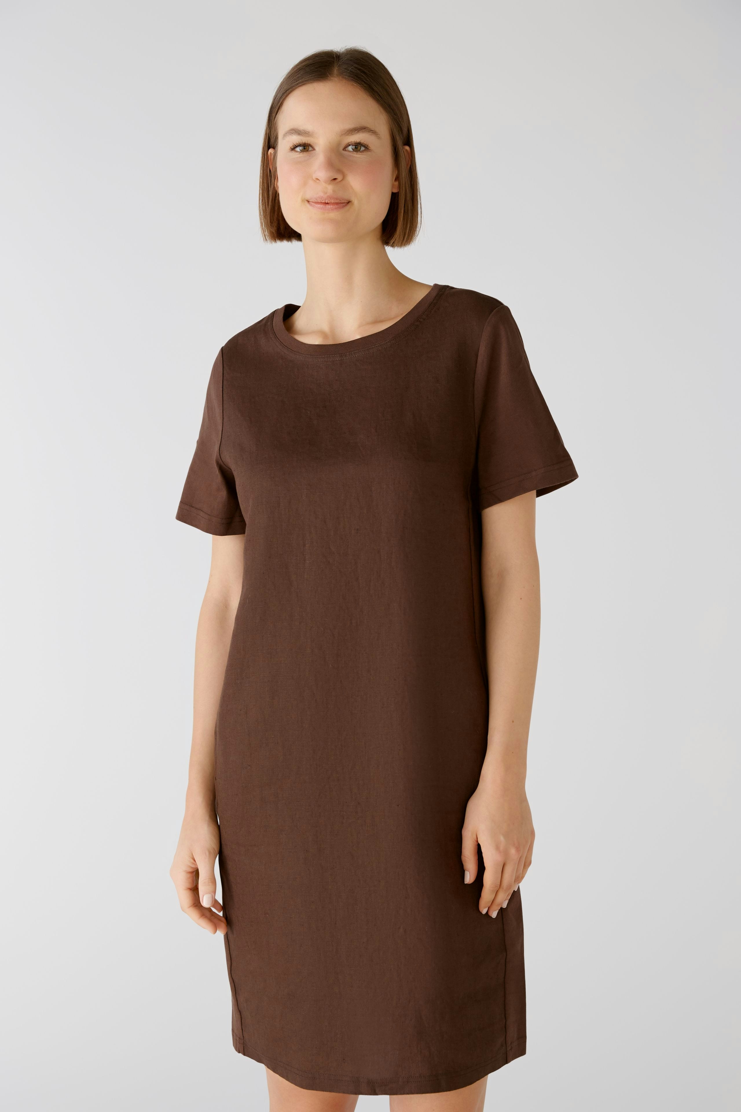 Bild 2 von Kleid Leinen-Baumwollpatch in chocolate fudge | Oui