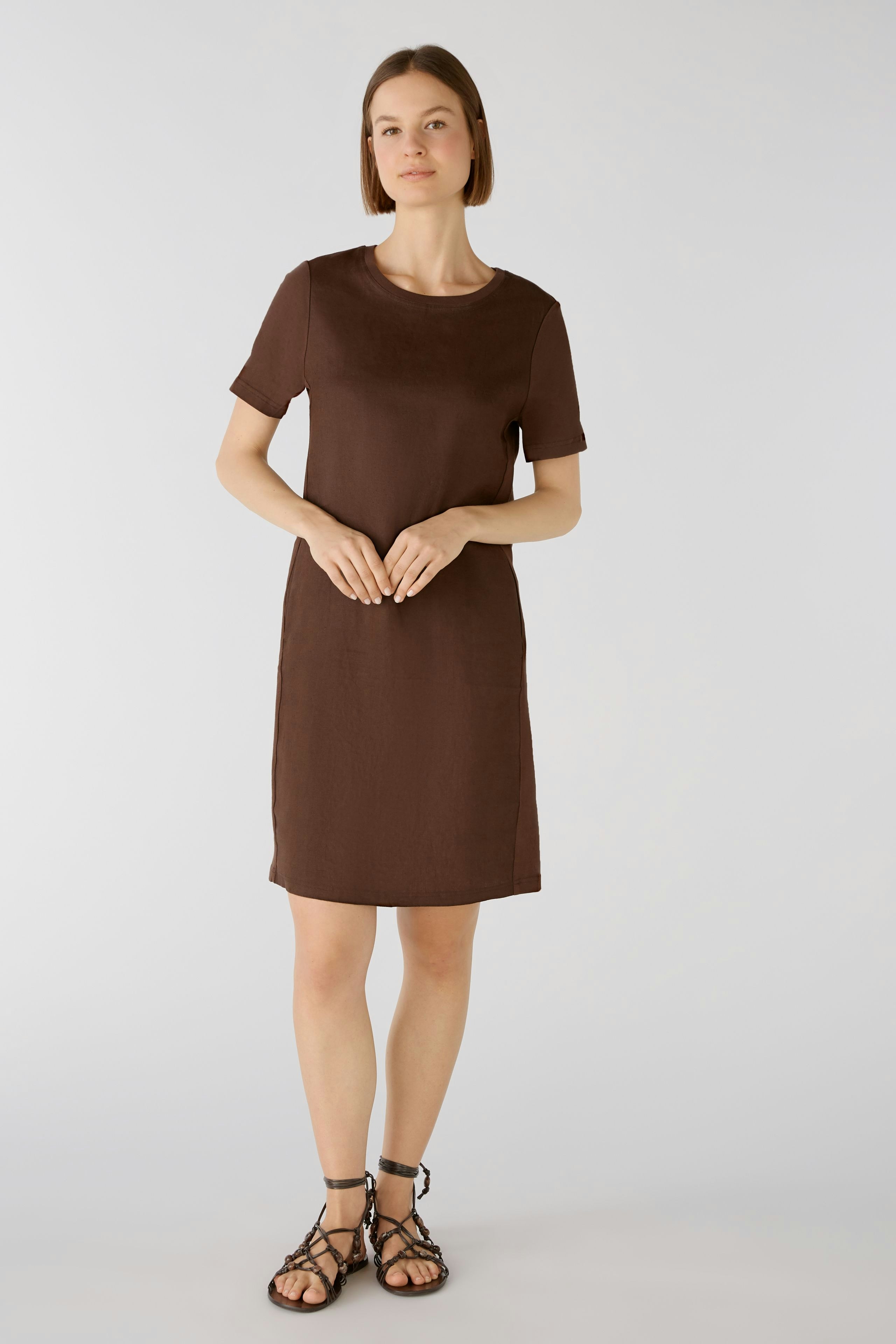 Bild 6 von Kleid Leinen-Baumwollpatch in chocolate fudge | Oui
