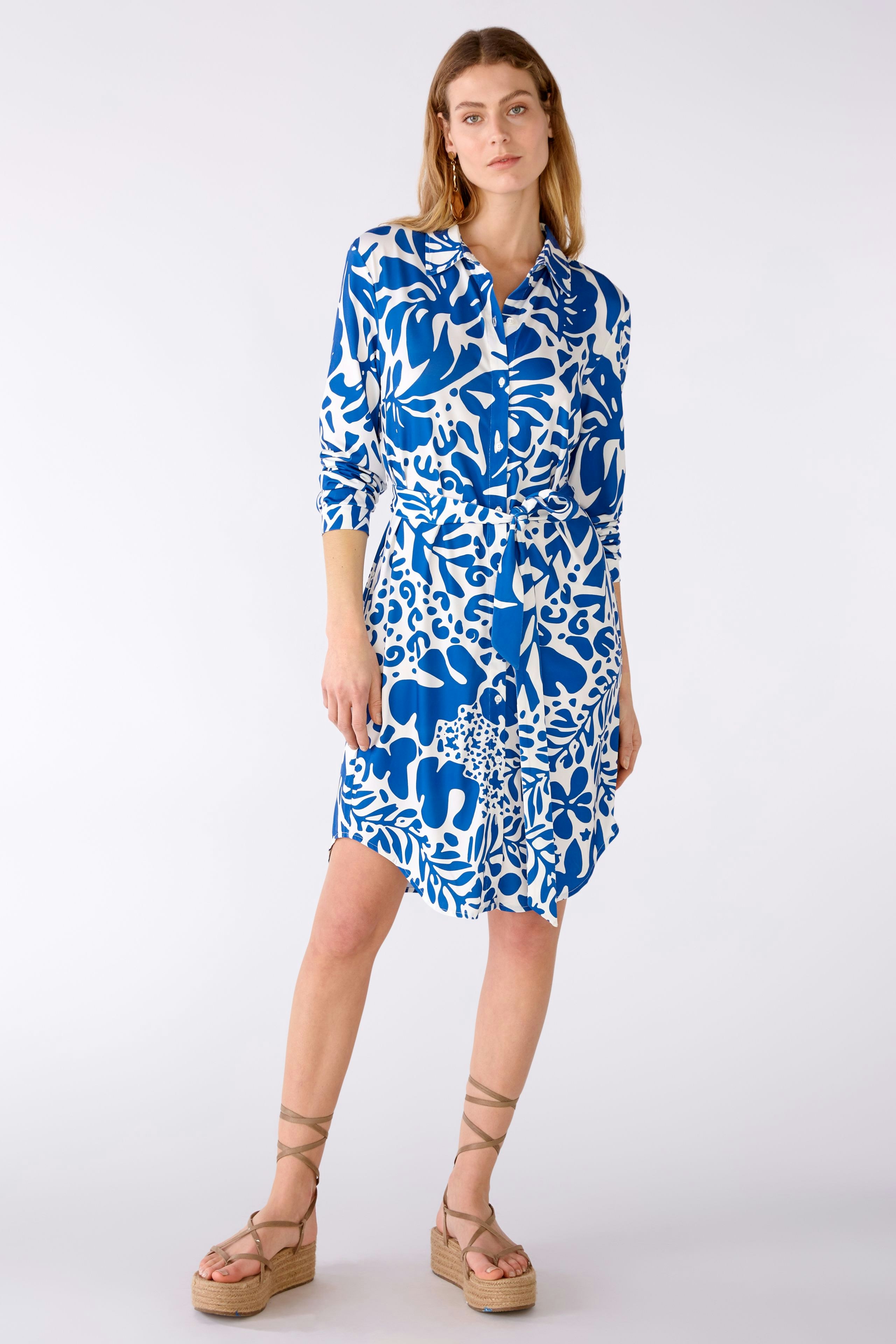 Bild 1 von Hemdblusenkleid Silky Touch Qualität in blue white | Oui