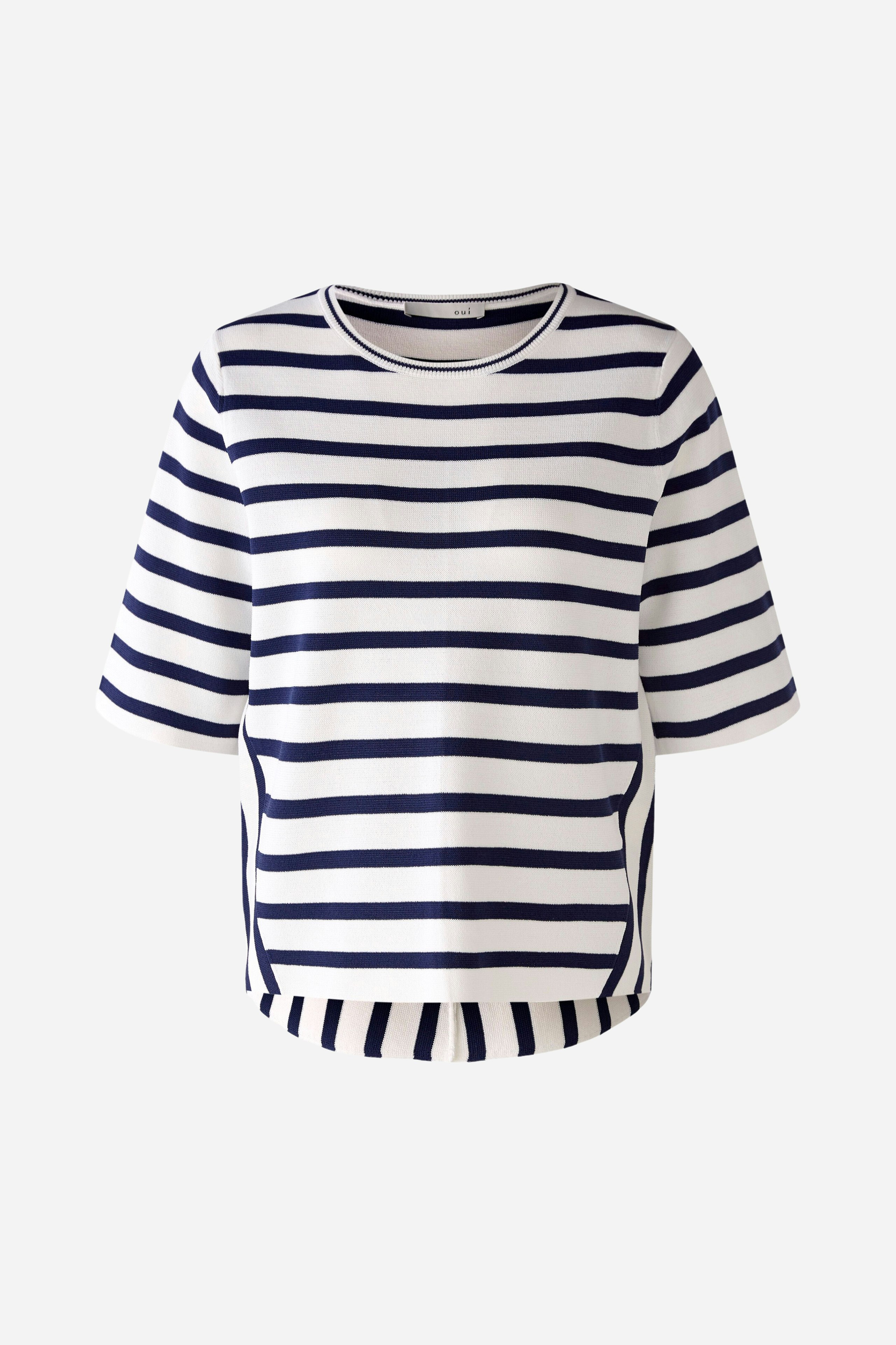 Bild 6 von Pullover viscose mixture in white blue | Oui