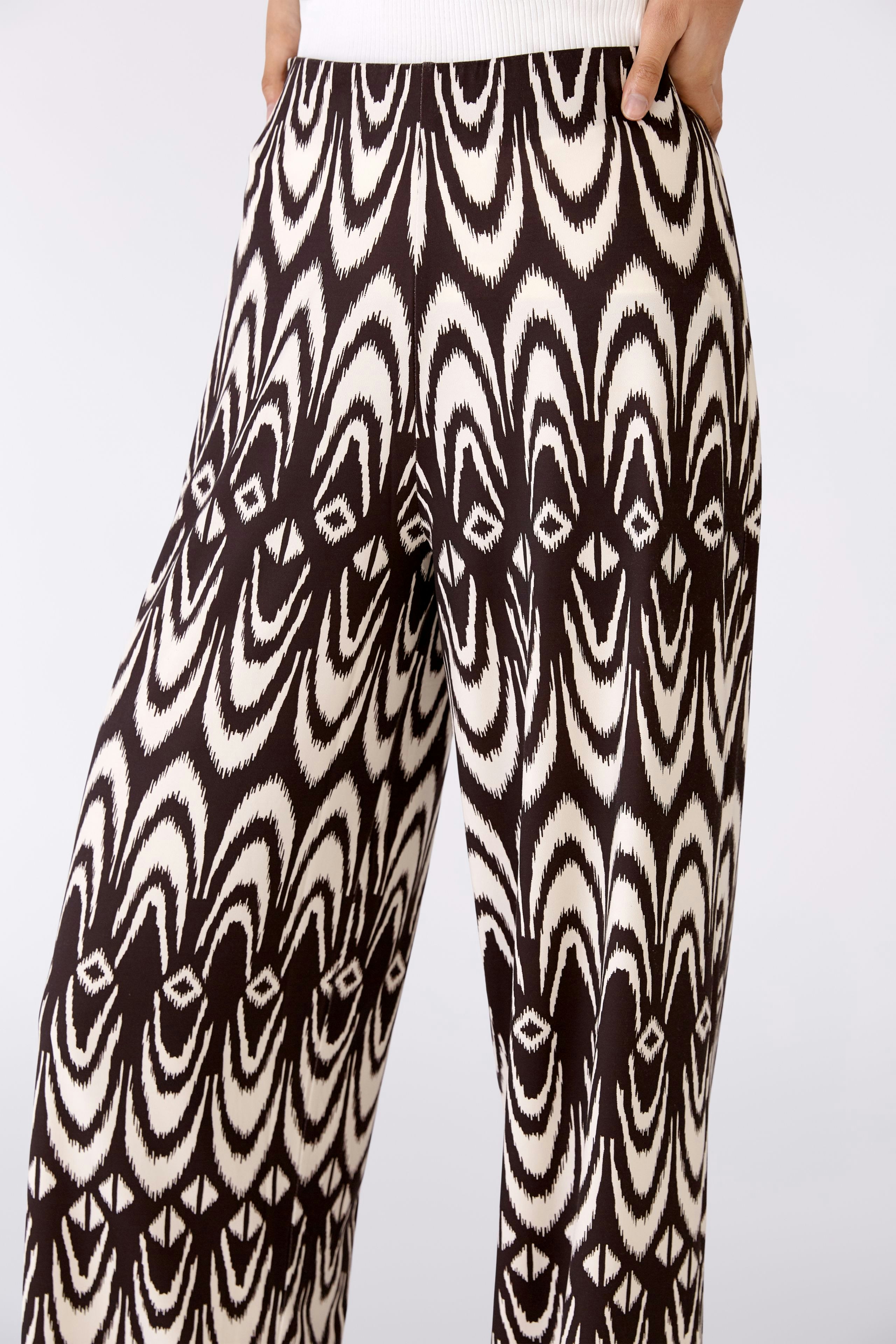 Bild 4 von Marlene trousers silky Touch in dk brown stone | Oui