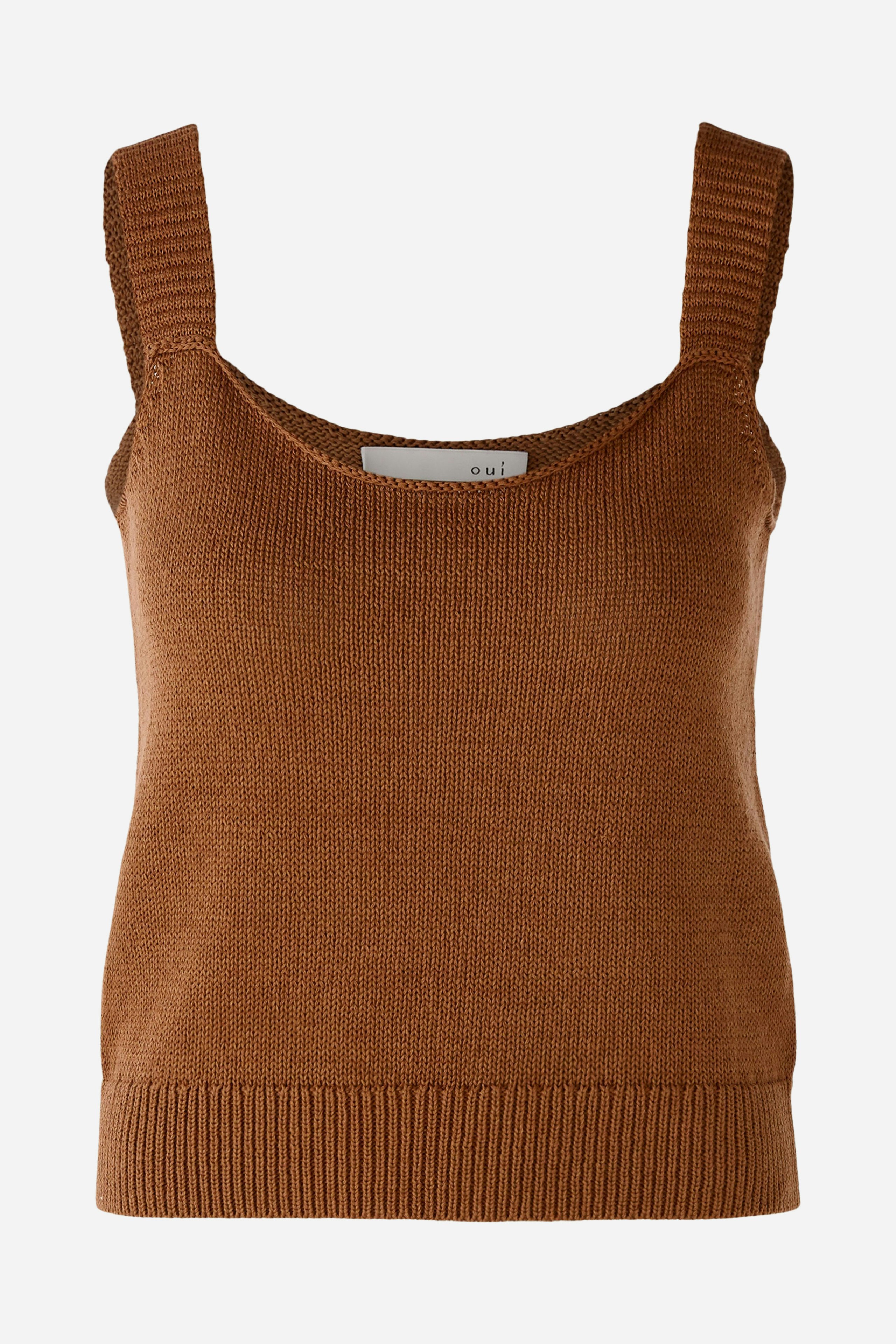 Bild 7 von Stricktop Baumwollmischung in toffee | Oui