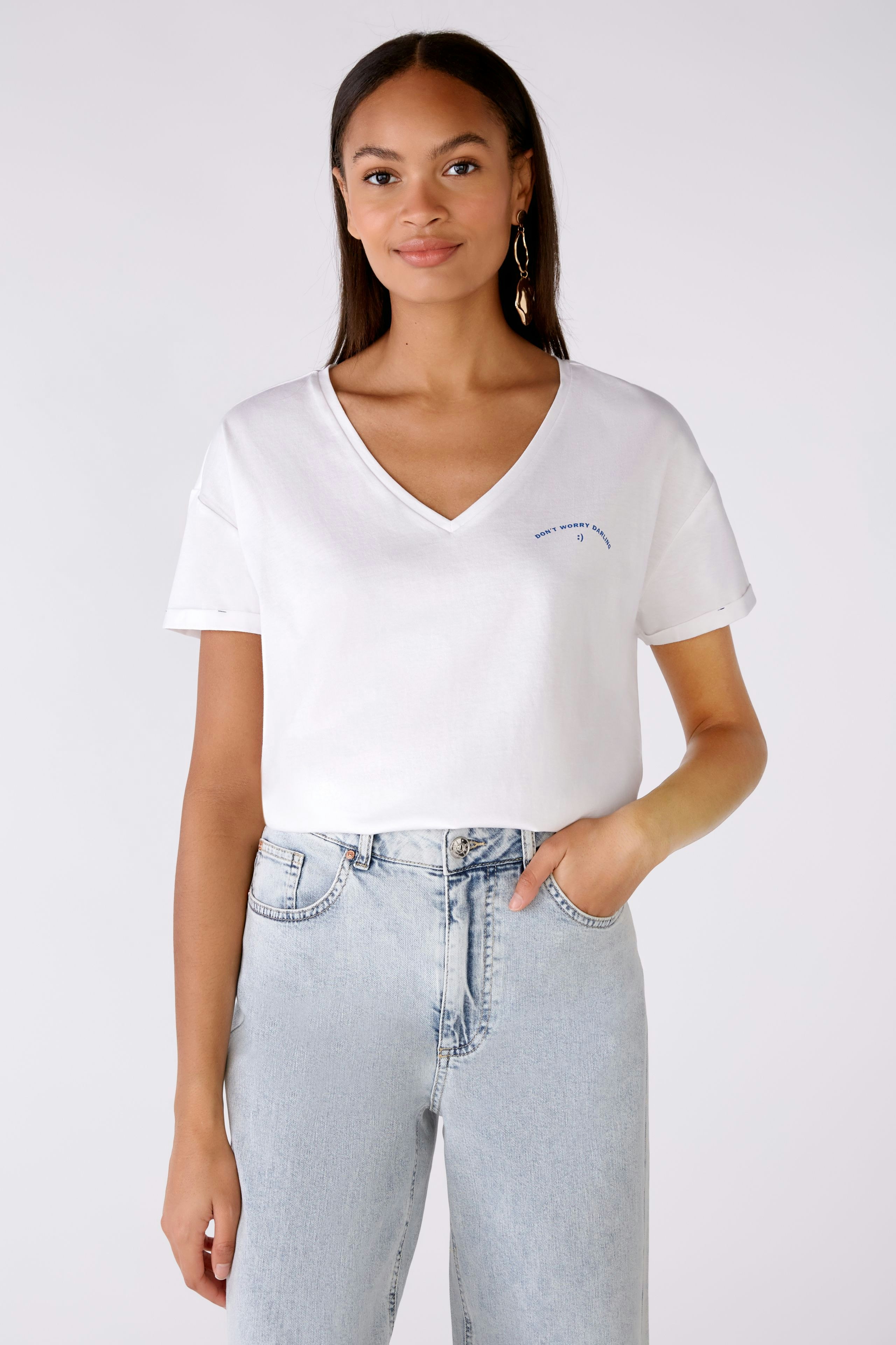 Bild 2 von T-Shirt 100% Bio-Baumwolle in optic white | Oui