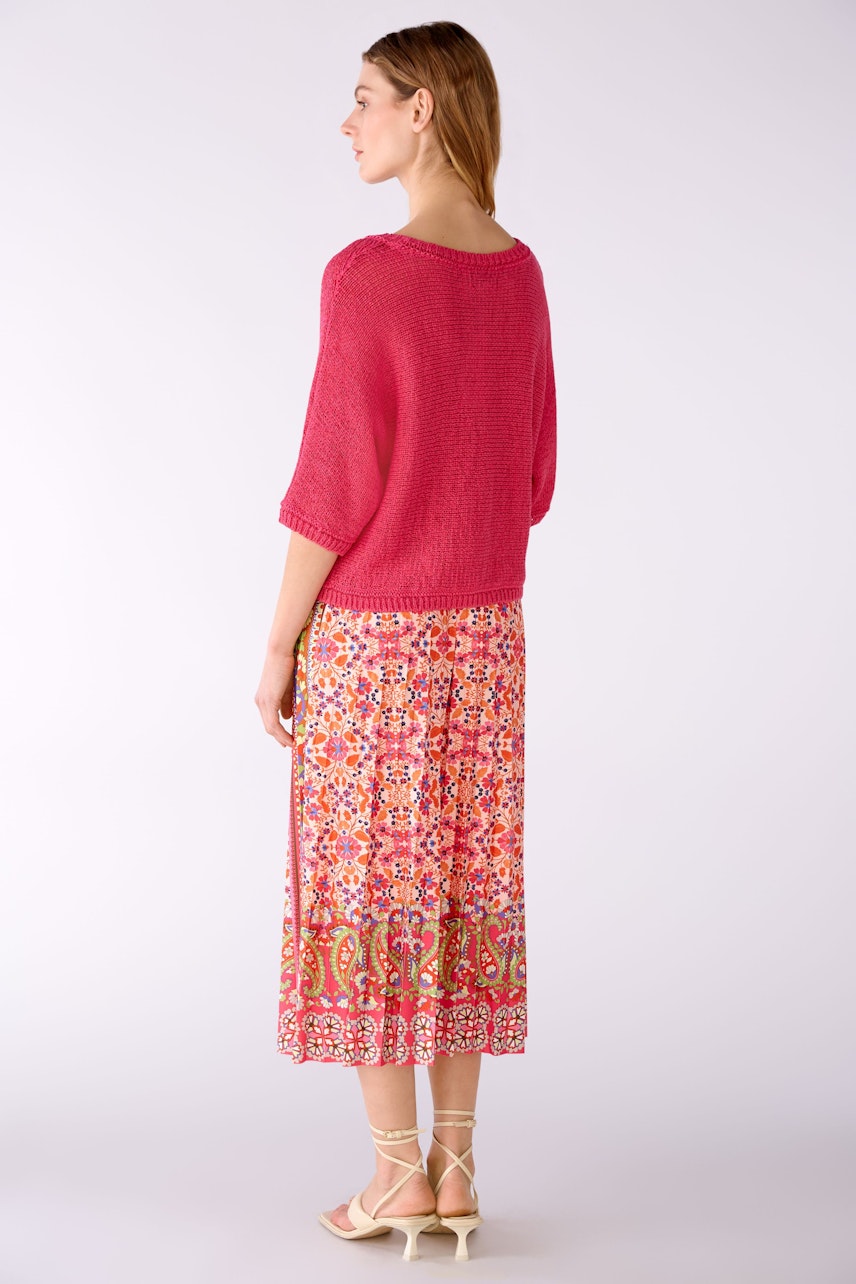 Bild 3 von Pullover Baumwoll-Leinen-Mischung in raspberry sorbet | Oui