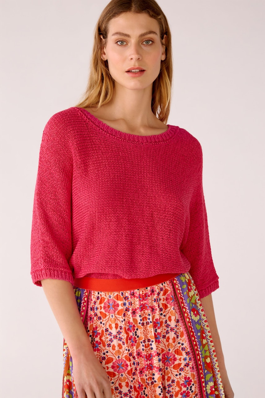 Bild 6 von Pullover Baumwoll-Leinen-Mischung in raspberry sorbet | Oui