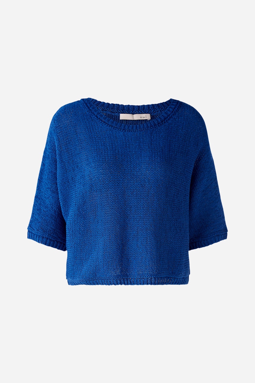 Bild 8 von Pullover Baumwoll-Leinen-Mischung in blue lolite | Oui