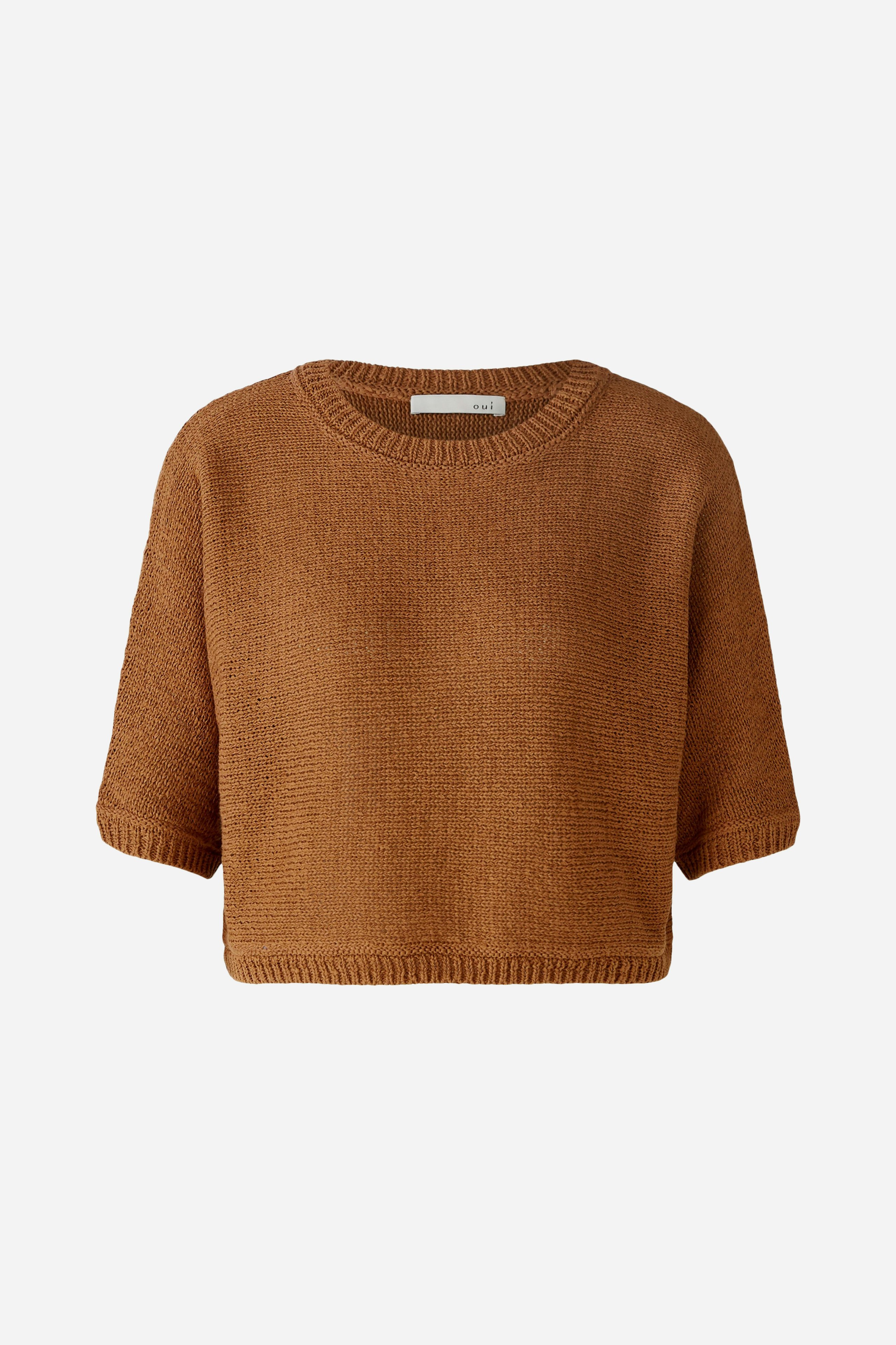 Bild 1 von Pullover Baumwoll-Leinen-Mischung in toffee | Oui