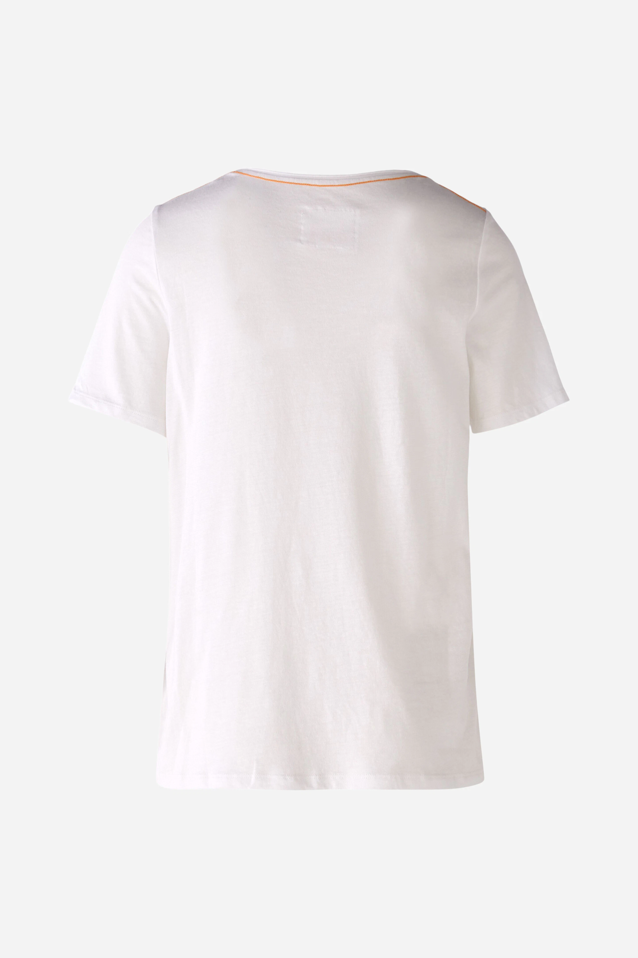 Bild 7 von T-Shirt mit Strasssteinchen und Perlchen aus Handarbeit in optic white | Oui