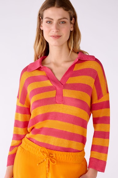 Bild 5 von Knitted pullover 100% linen in pink orange | Oui