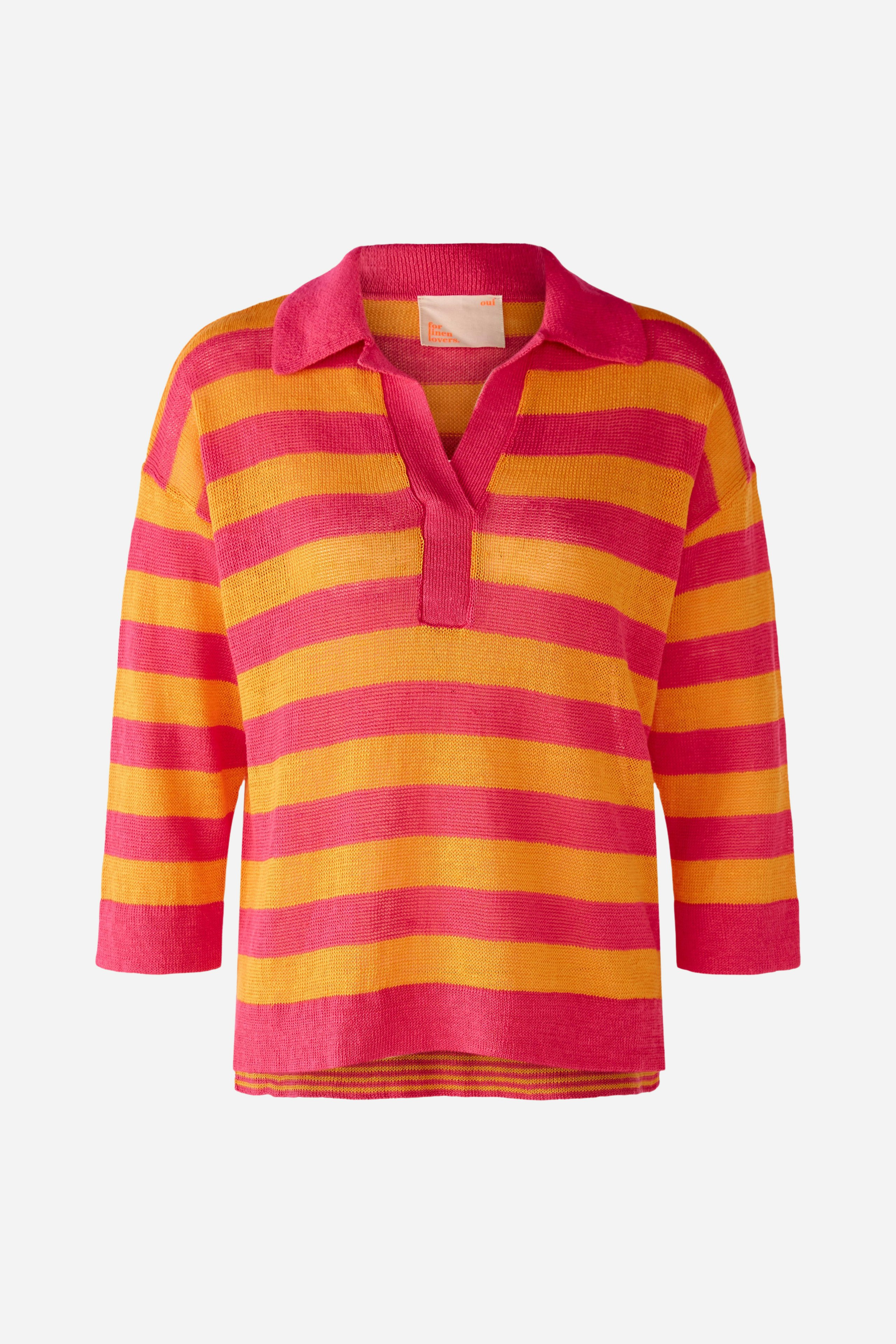 Bild 8 von Knitted pullover 100% linen in pink orange | Oui