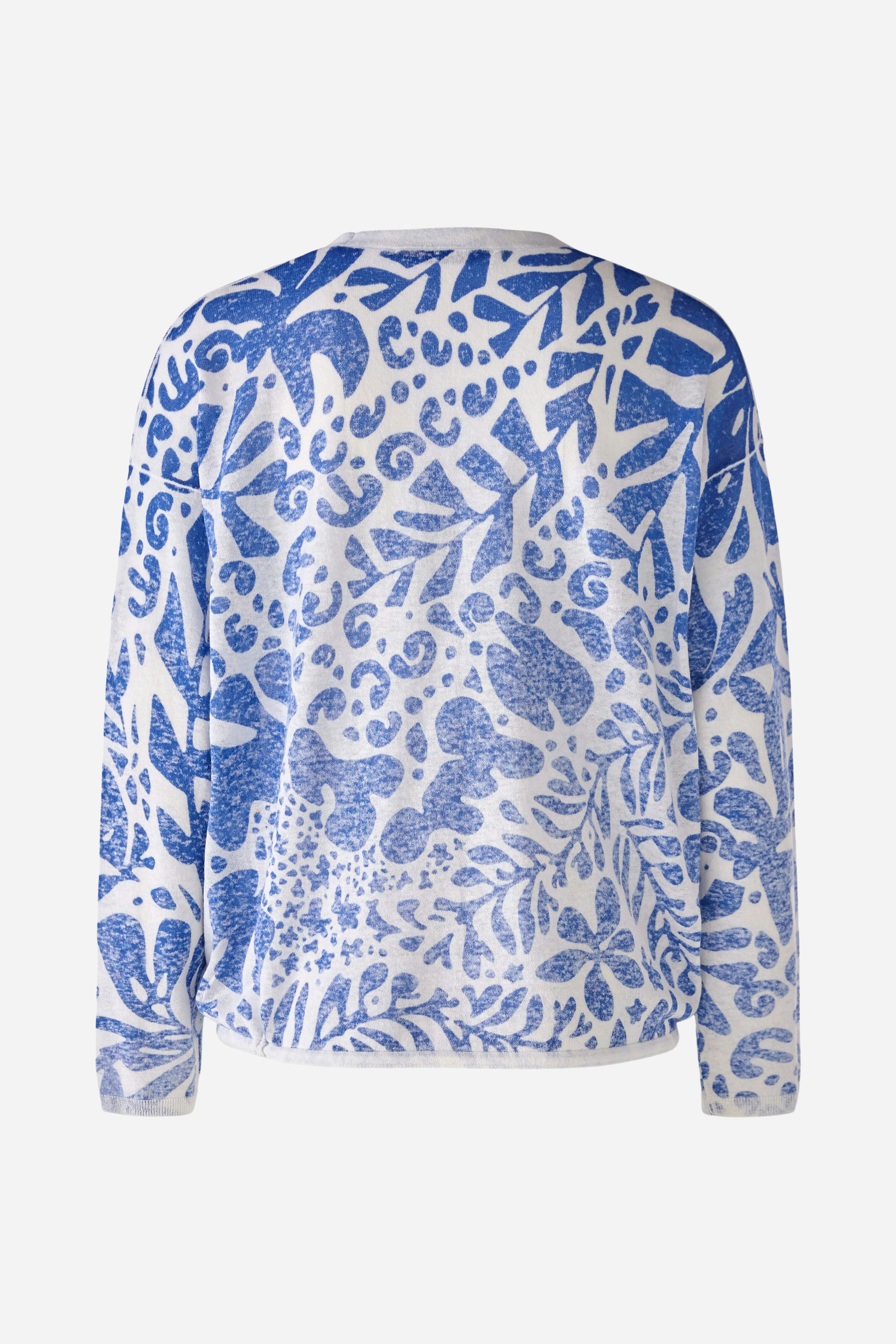 Bild 8 von Cardigan linen-cotton blend in white blue | Oui