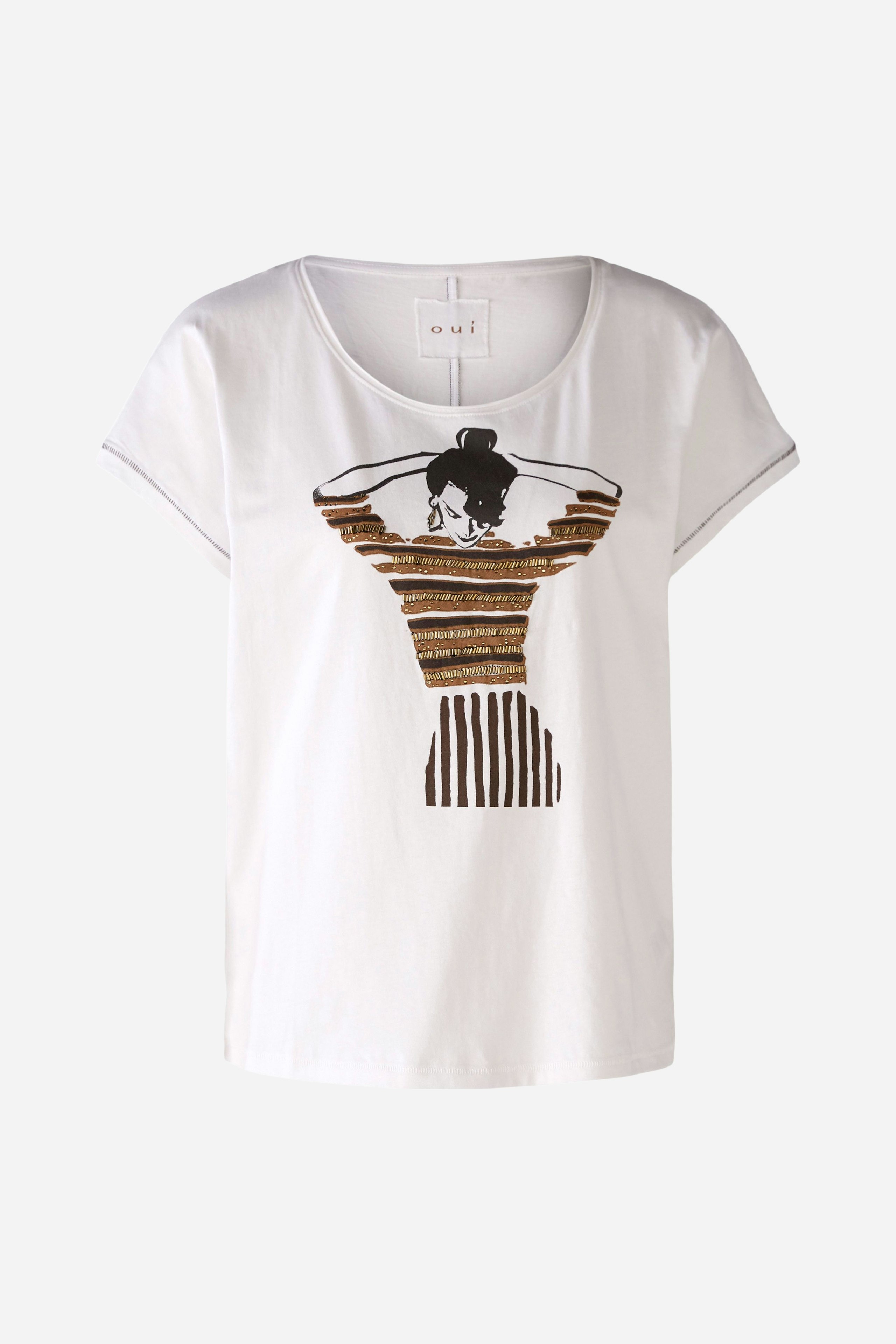 Bild 6 von T-Shirt 100% Bio-Baumwolle in optic white | Oui