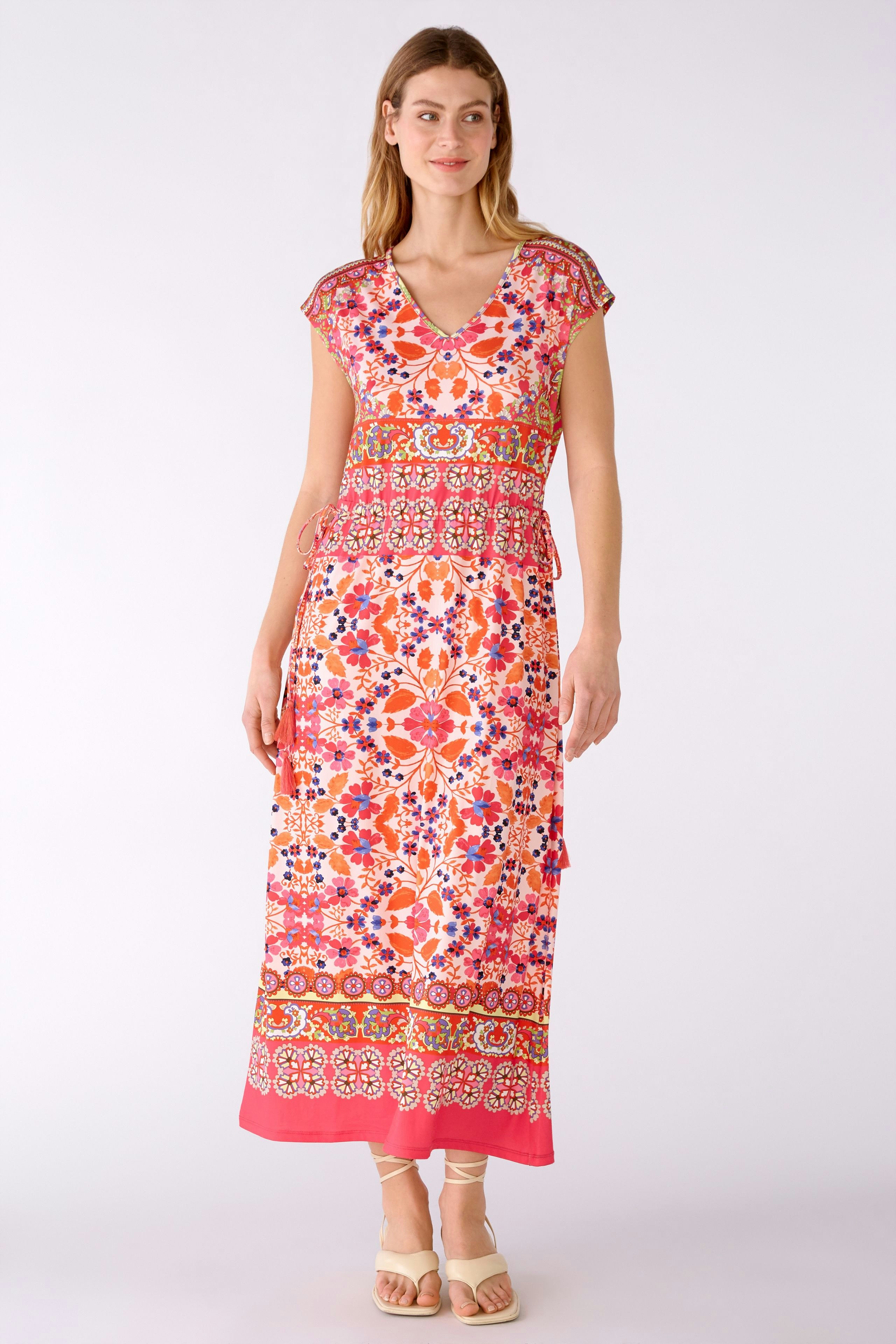 Bild 1 von Maxikleid Silky Touch Qualität in pink orange | Oui