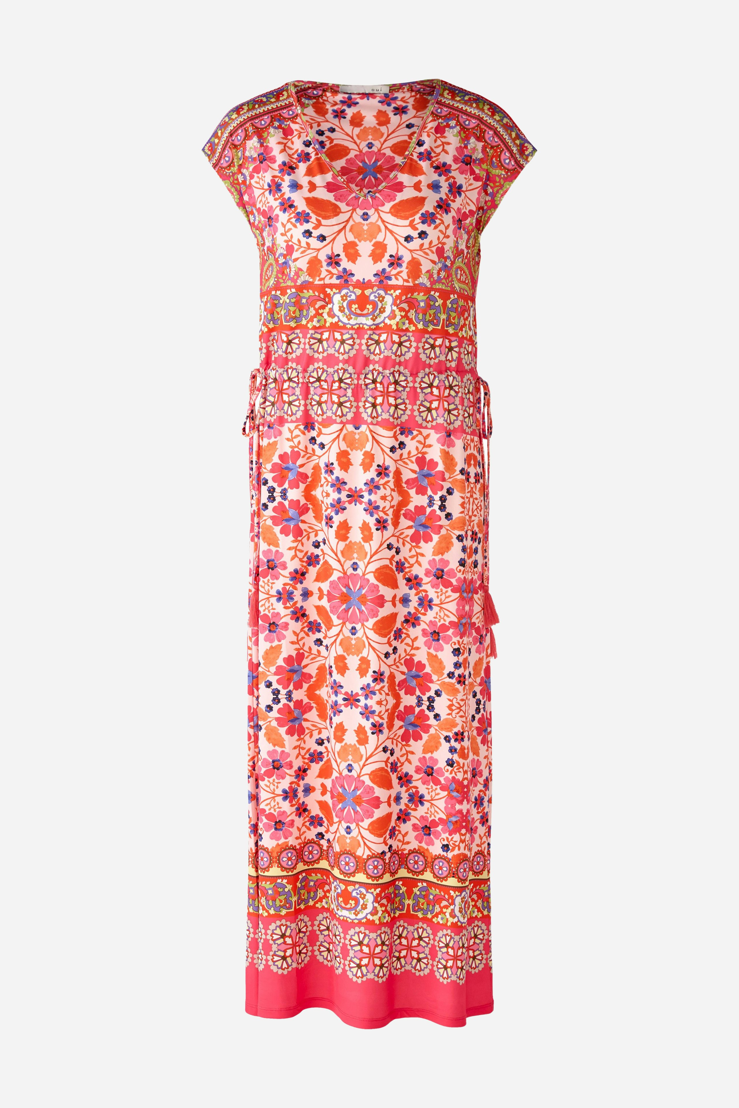 Bild 7 von Maxikleid Silky Touch Qualität in pink orange | Oui