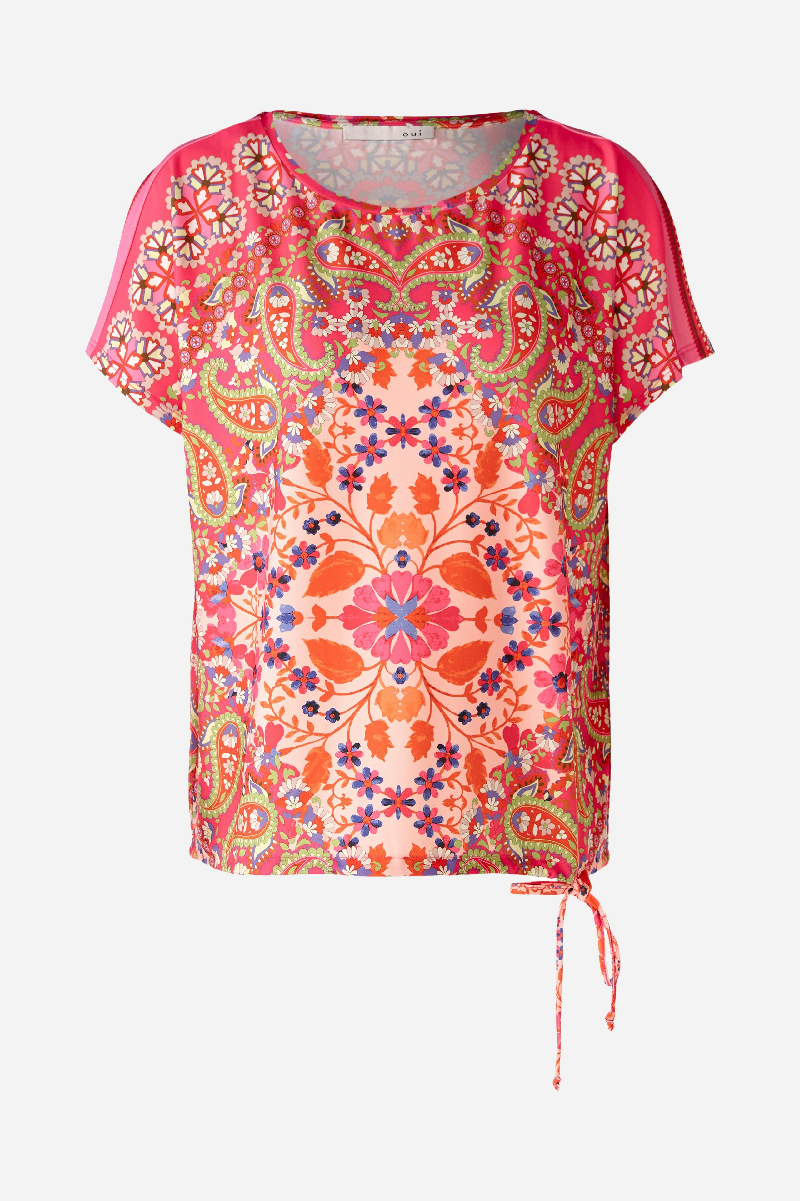 Bild 6 von Blusenshirt Silky Touch Qualität in pink orange | Oui