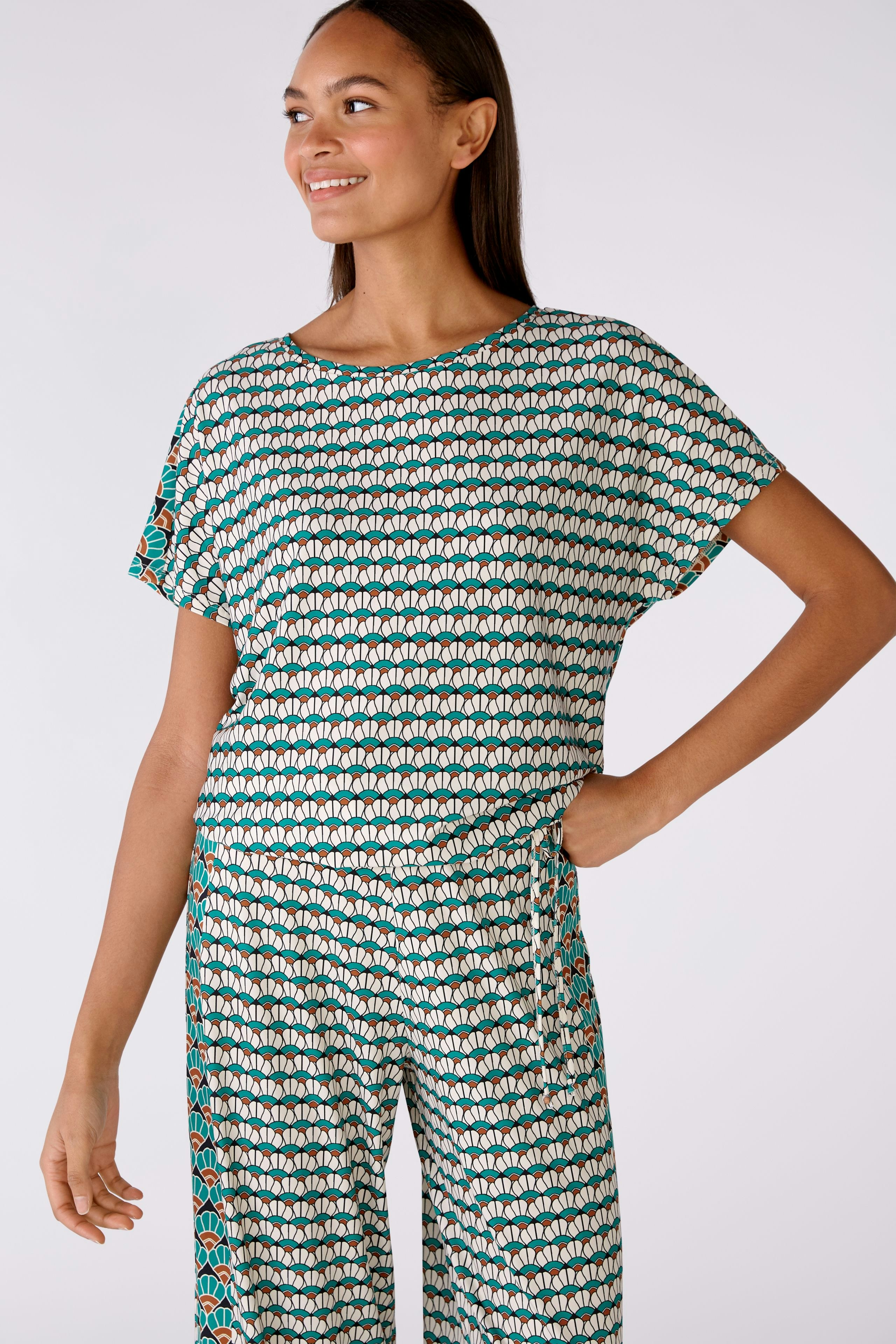 Bild 4 von Blusenshirt Silky Touch Qualität in green brown | Oui