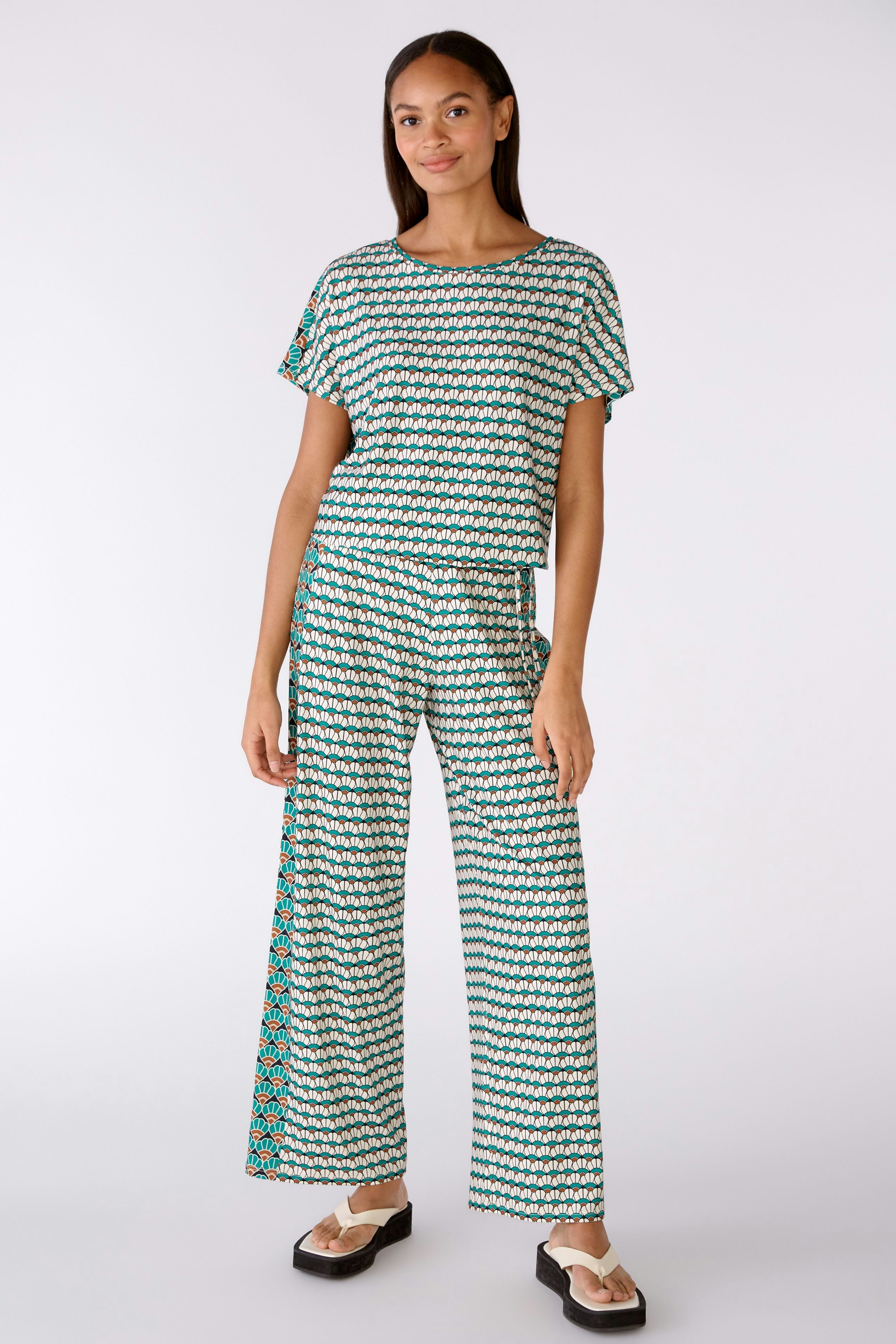 Bild 1 von Blusenshirt Silky Touch Qualität in green brown | Oui