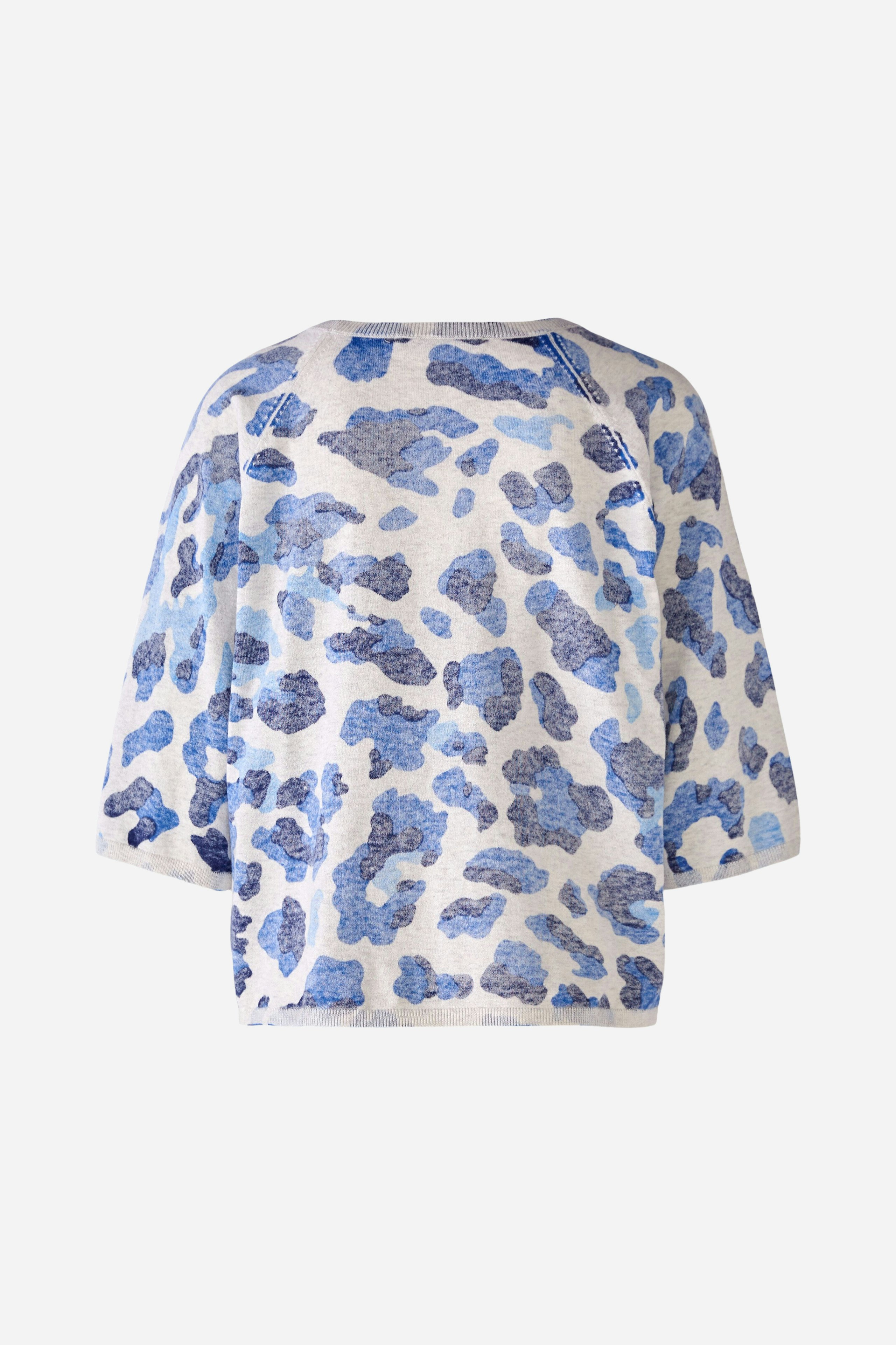 Bild 8 von Knitted pullover 100% cotton in lt grey blue | Oui