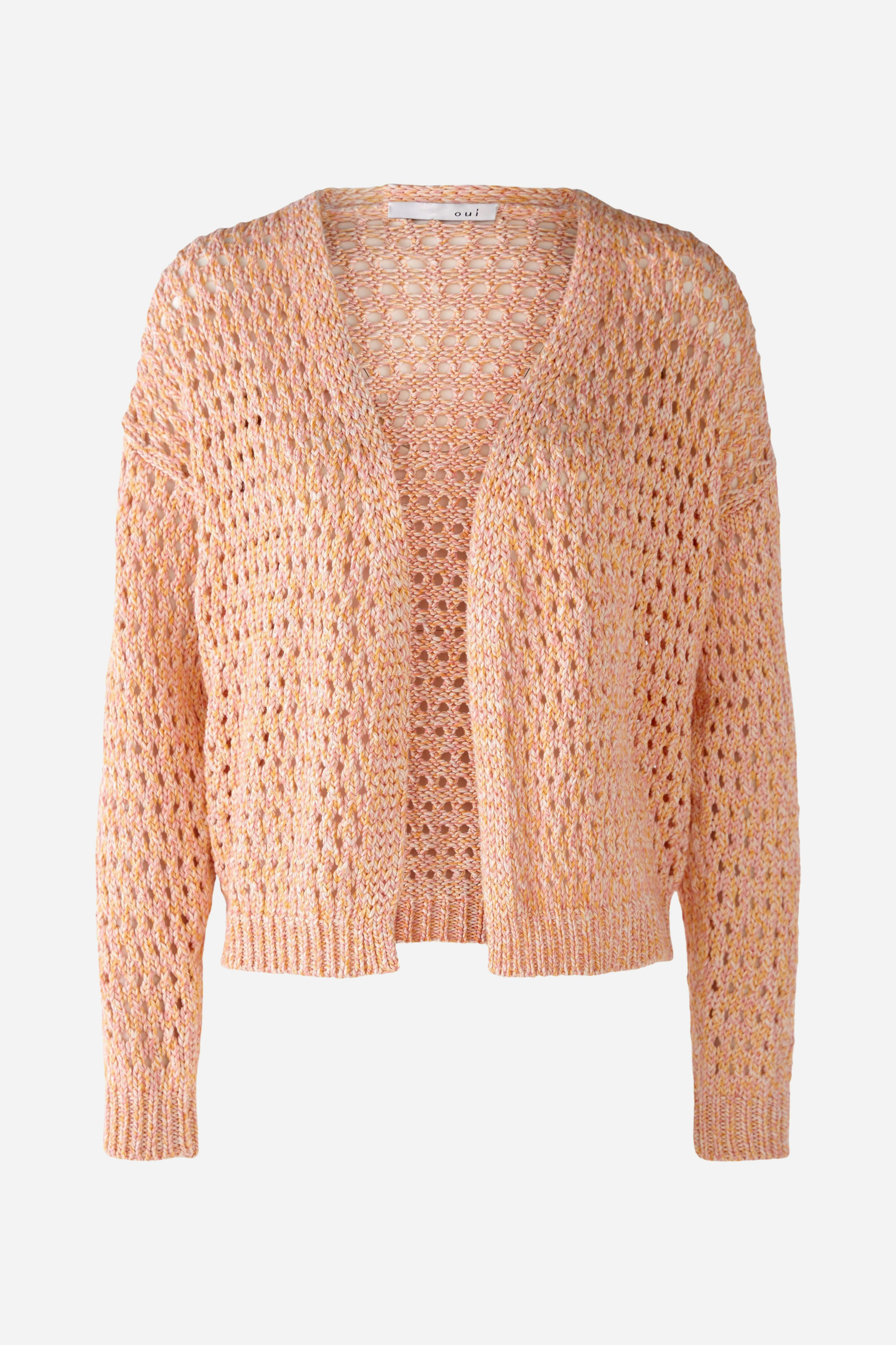 Bild 6 von Strickjacke 100% Baumwolle in rose orange | Oui