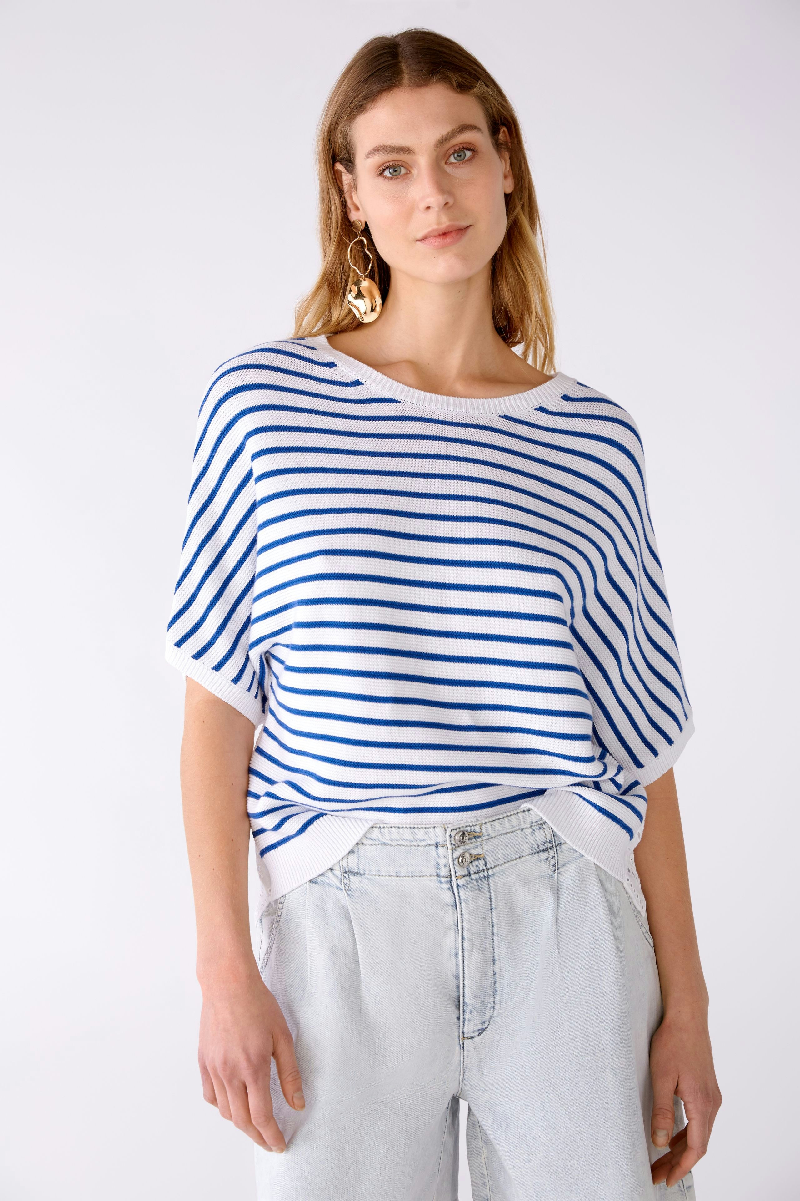 Bild 2 von Strickpullover 100% Baumwolle in offwhite blue | Oui