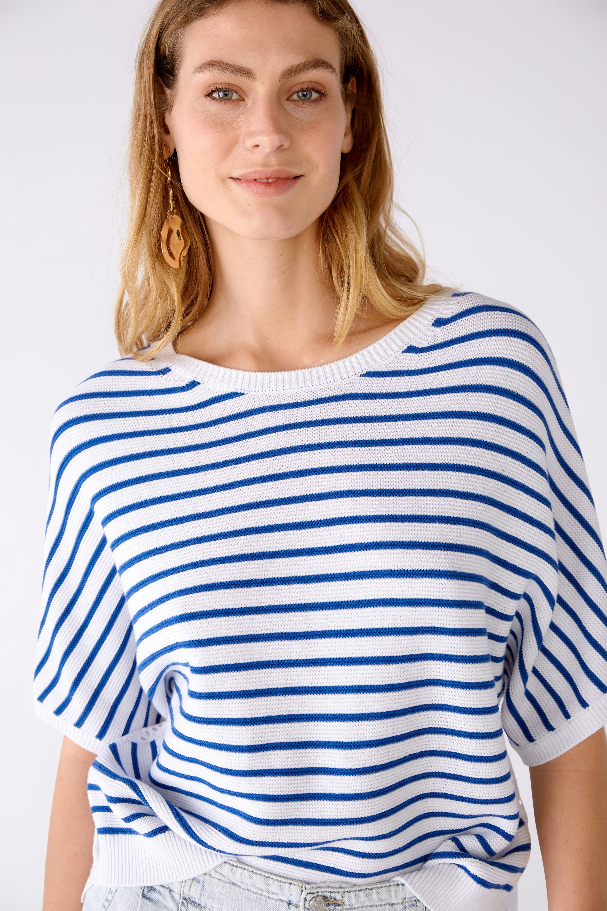 Bild 4 von Strickpullover 100% Baumwolle in offwhite blue | Oui