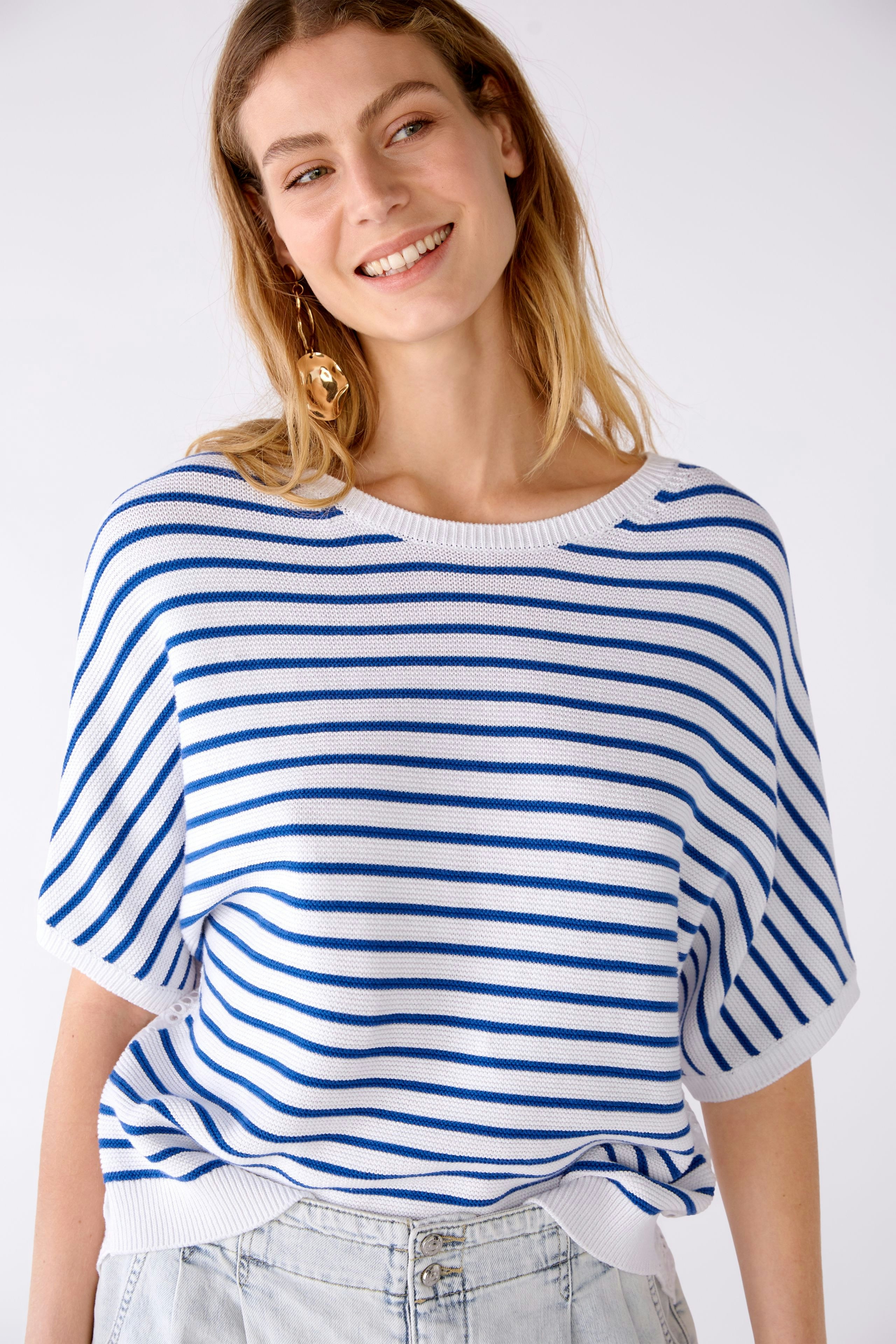 Bild 5 von Strickpullover 100% Baumwolle in offwhite blue | Oui