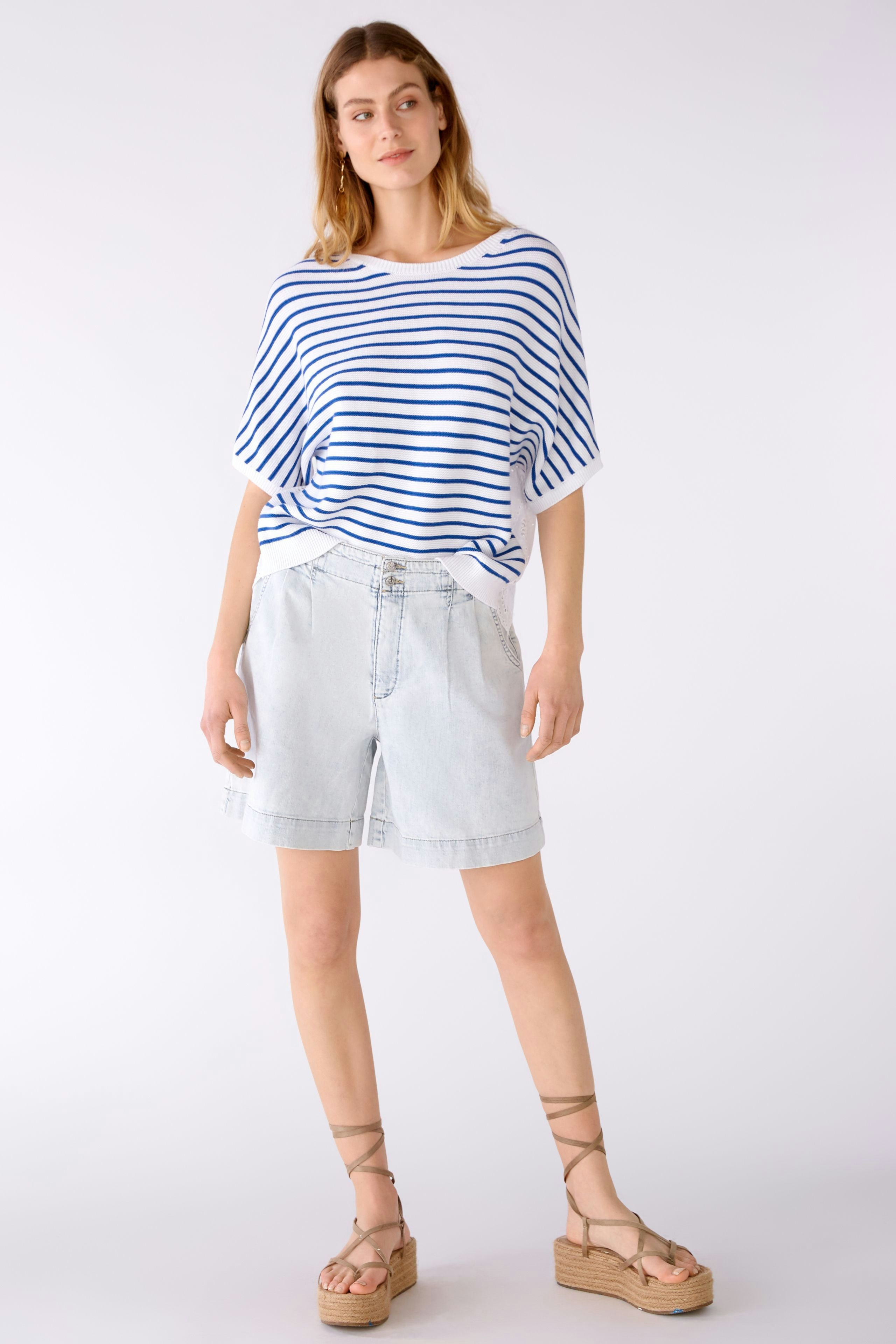 Bild 1 von Strickpullover 100% Baumwolle in offwhite blue | Oui