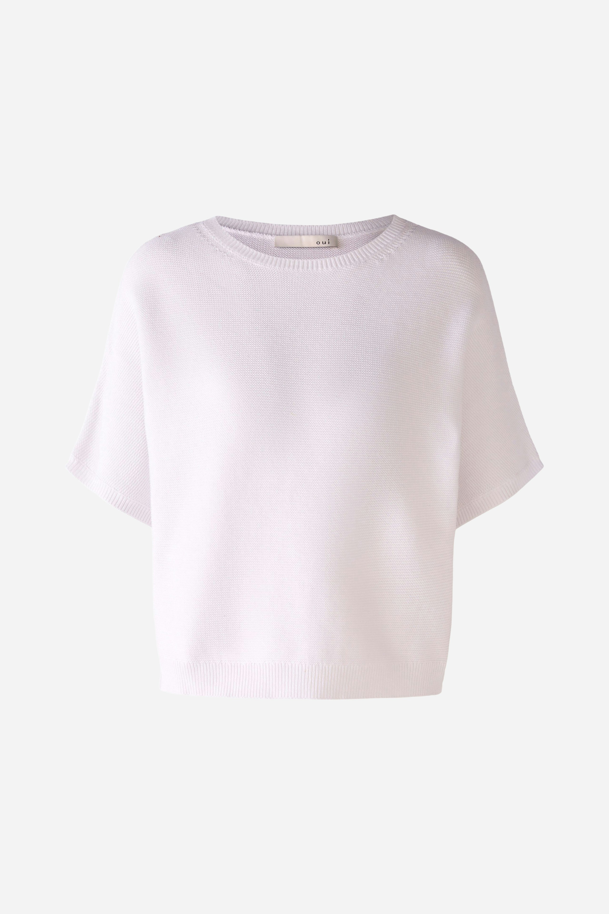 Bild 8 von Knitted pullover 100% cotton in optic white | Oui
