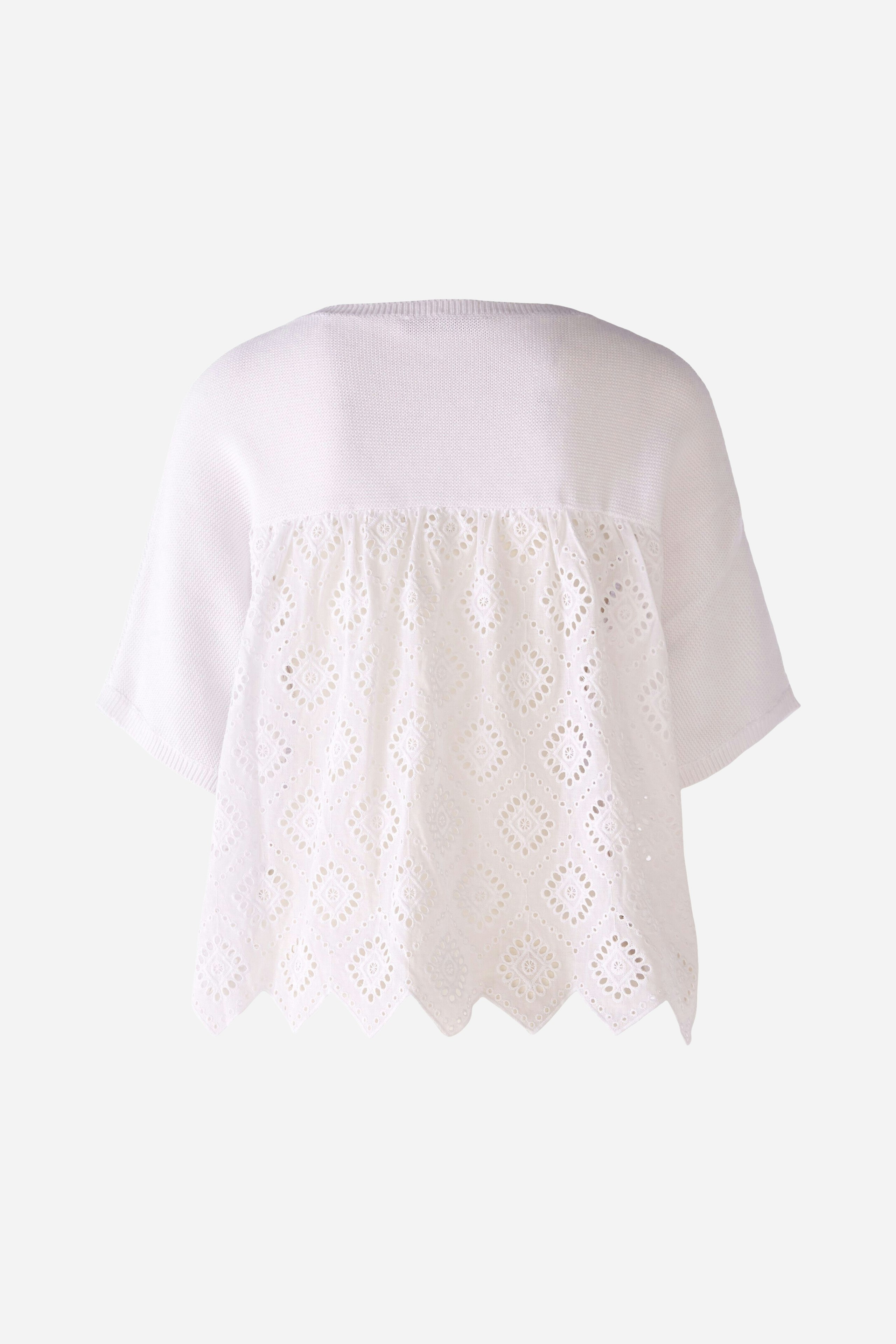 Bild 9 von Knitted pullover 100% cotton in optic white | Oui