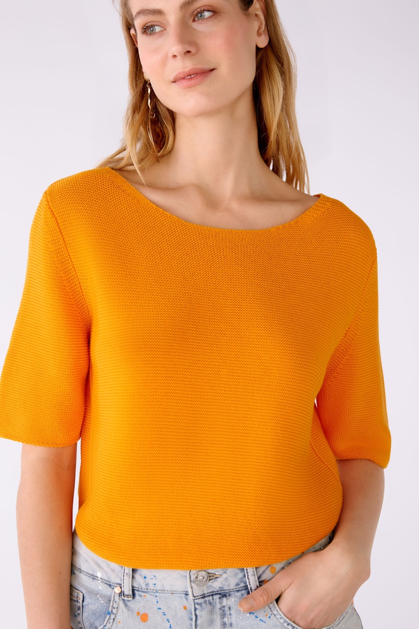 Bild 5 von Pullover 100% Bio-Baumwolle in flame orange | Oui