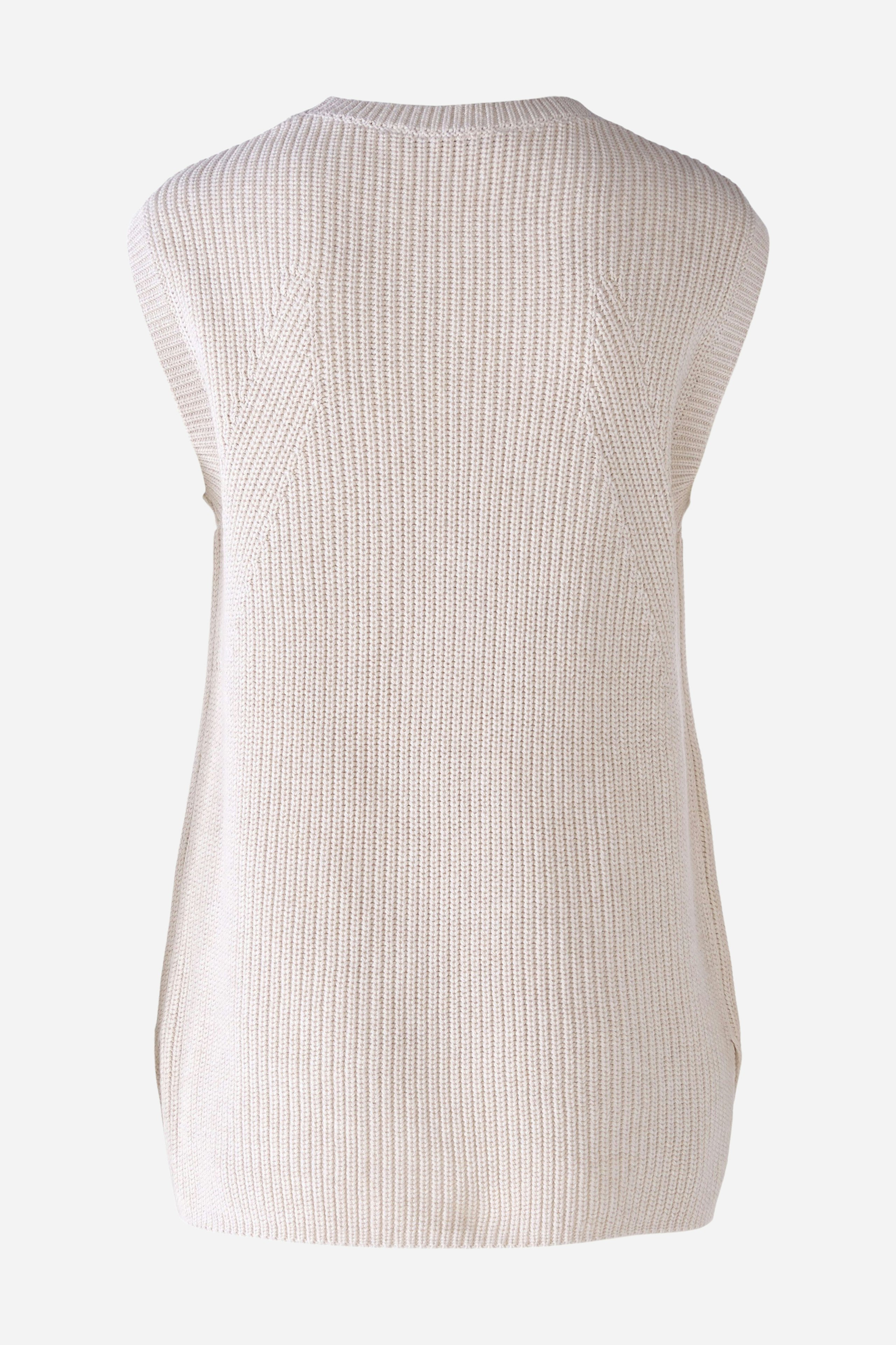 Bild 9 von Pullunder mit seitlichen Schlitzen in offwhite | Oui