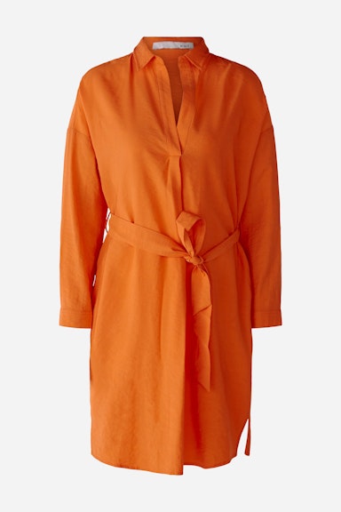 Bild 1 von Hemdblusenkleid mit Taillenbetonung in vermillion orange | Oui