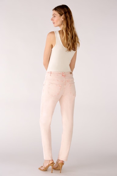 Bild 3 von Jeans tapered in cotton blend in rose orange | Oui