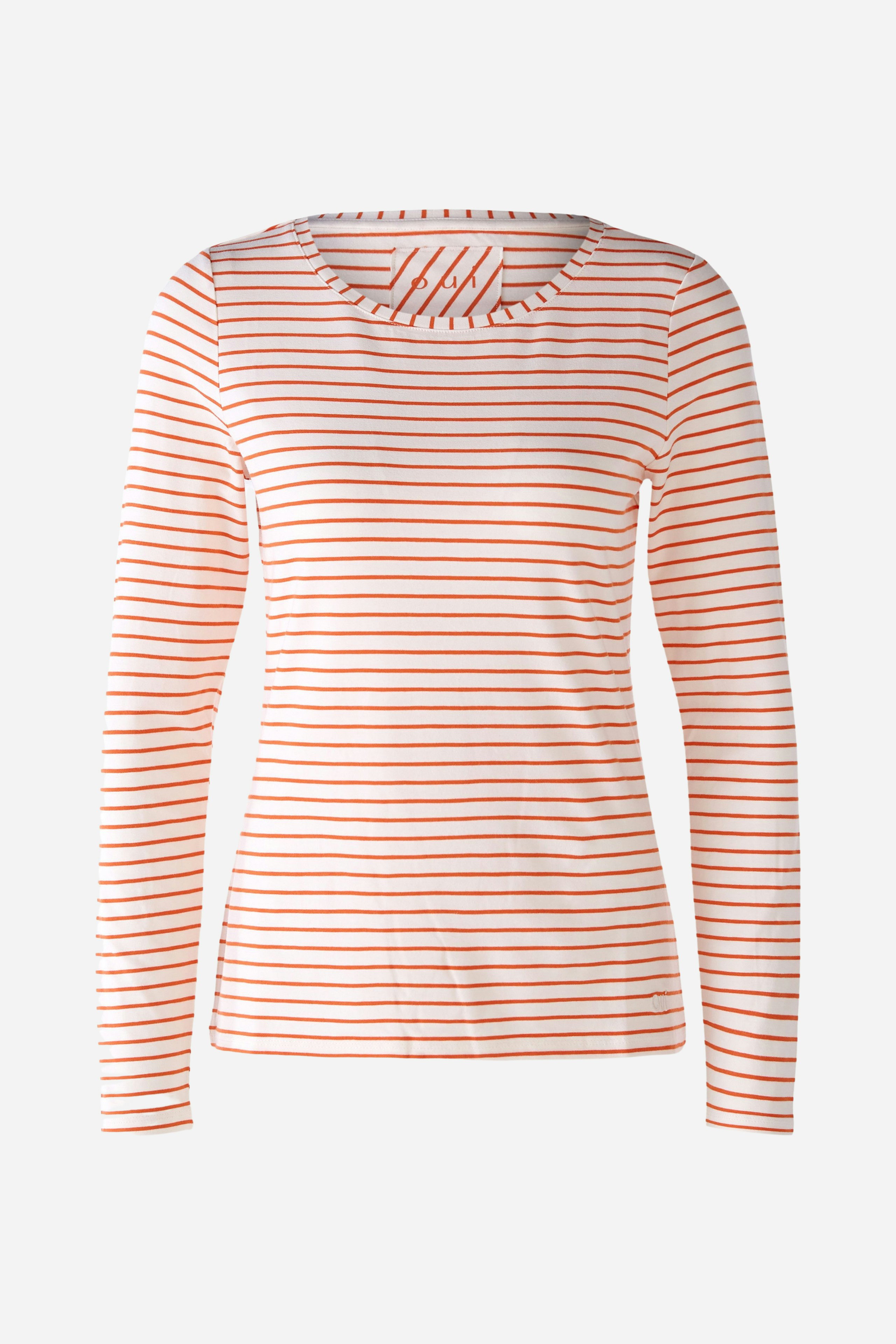 Bild 5 von Langarm-T-Shirt in softem Viskosejersey in white yellow | Oui