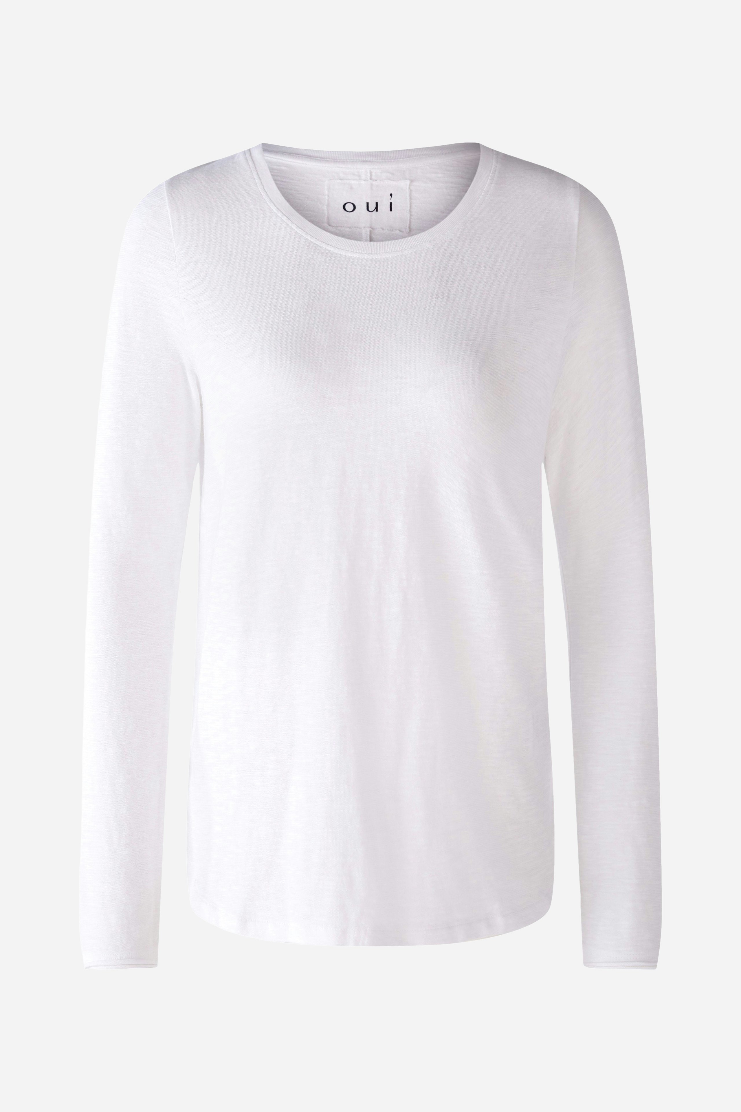 Bild 6 von Langarmshirt aus Baumwolle in cloud dancer | Oui