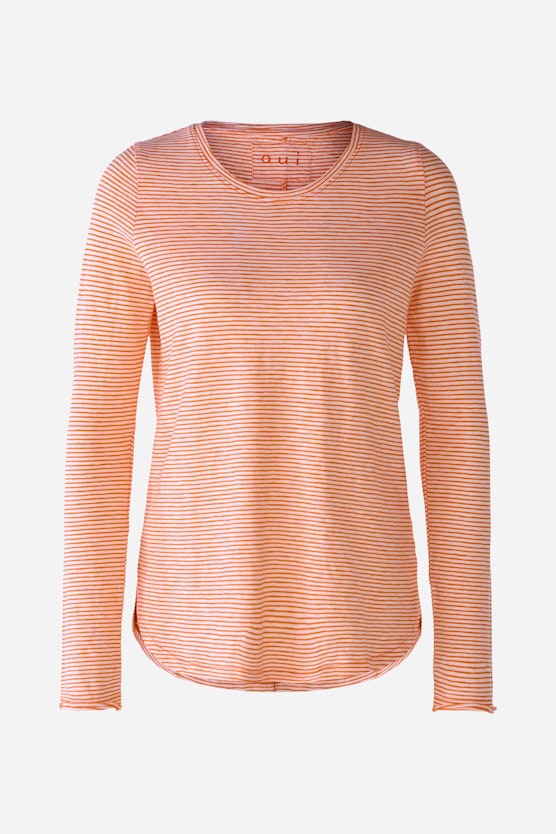 Long-sleeved shirt in soft cotton