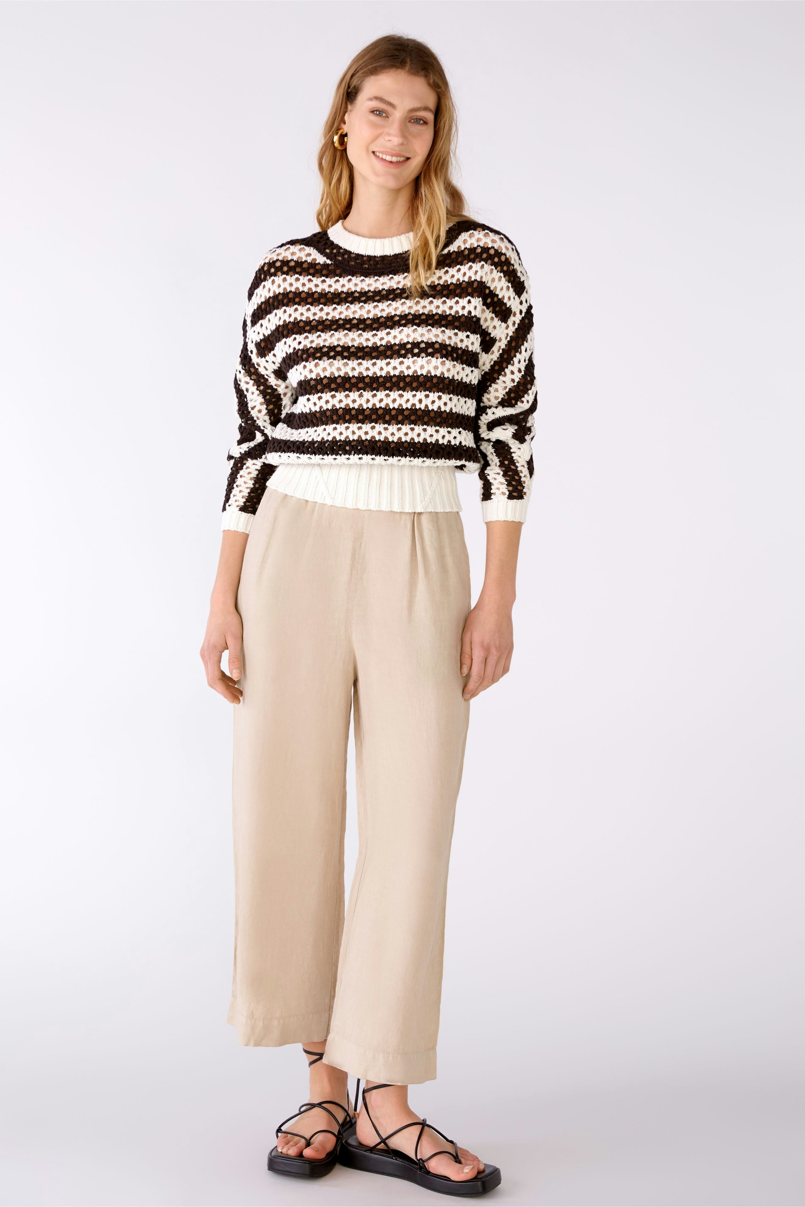 Bild 1 von Pullover 100% cotton in offwhite brown | Oui