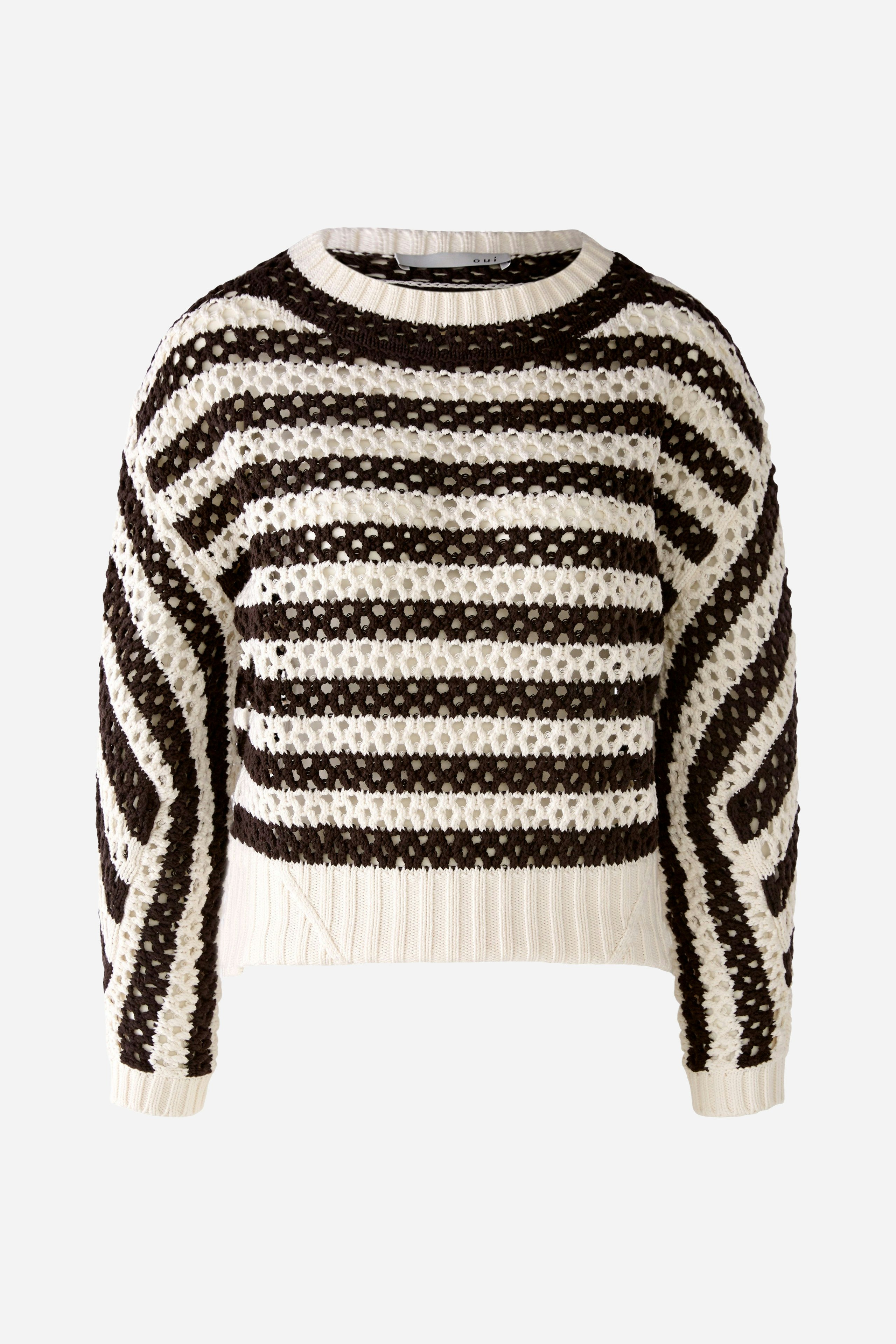 Bild 8 von Pullover 100% cotton in offwhite brown | Oui