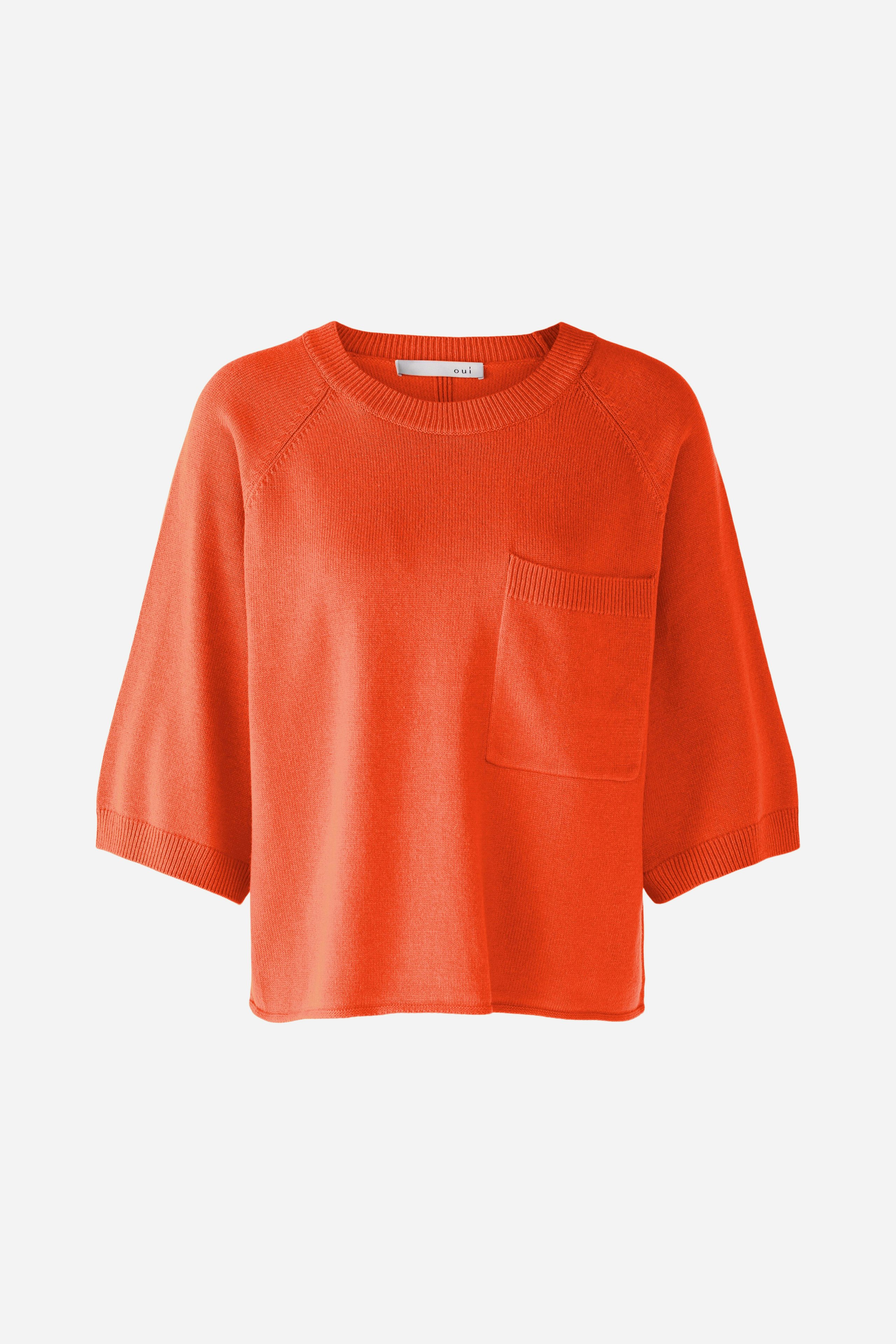 Bild 1 von Pullover Baumwollmischung in vermillion orange | Oui