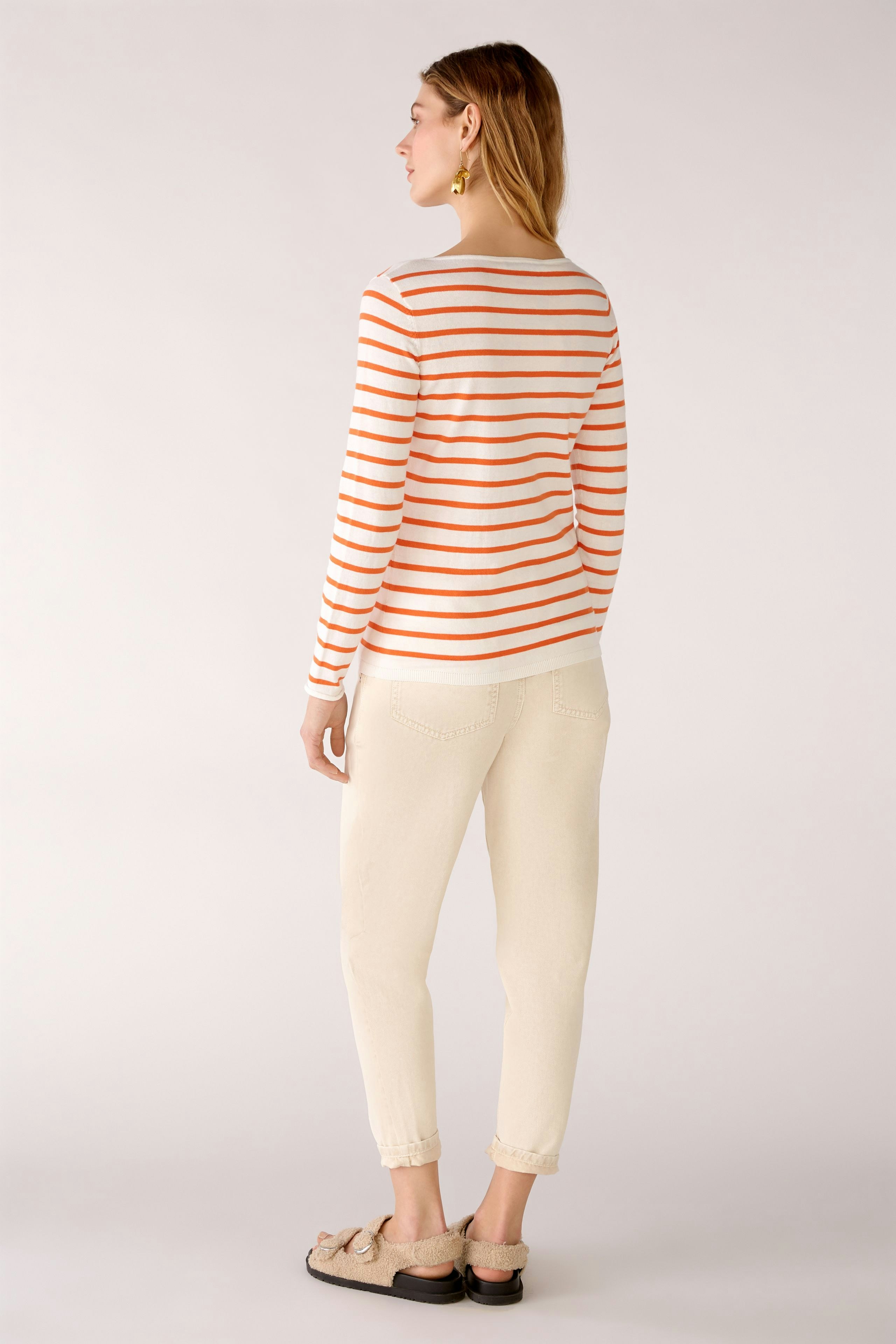 Bild 3 von Pullover in Bio-Baumwollmischung in white yellow | Oui