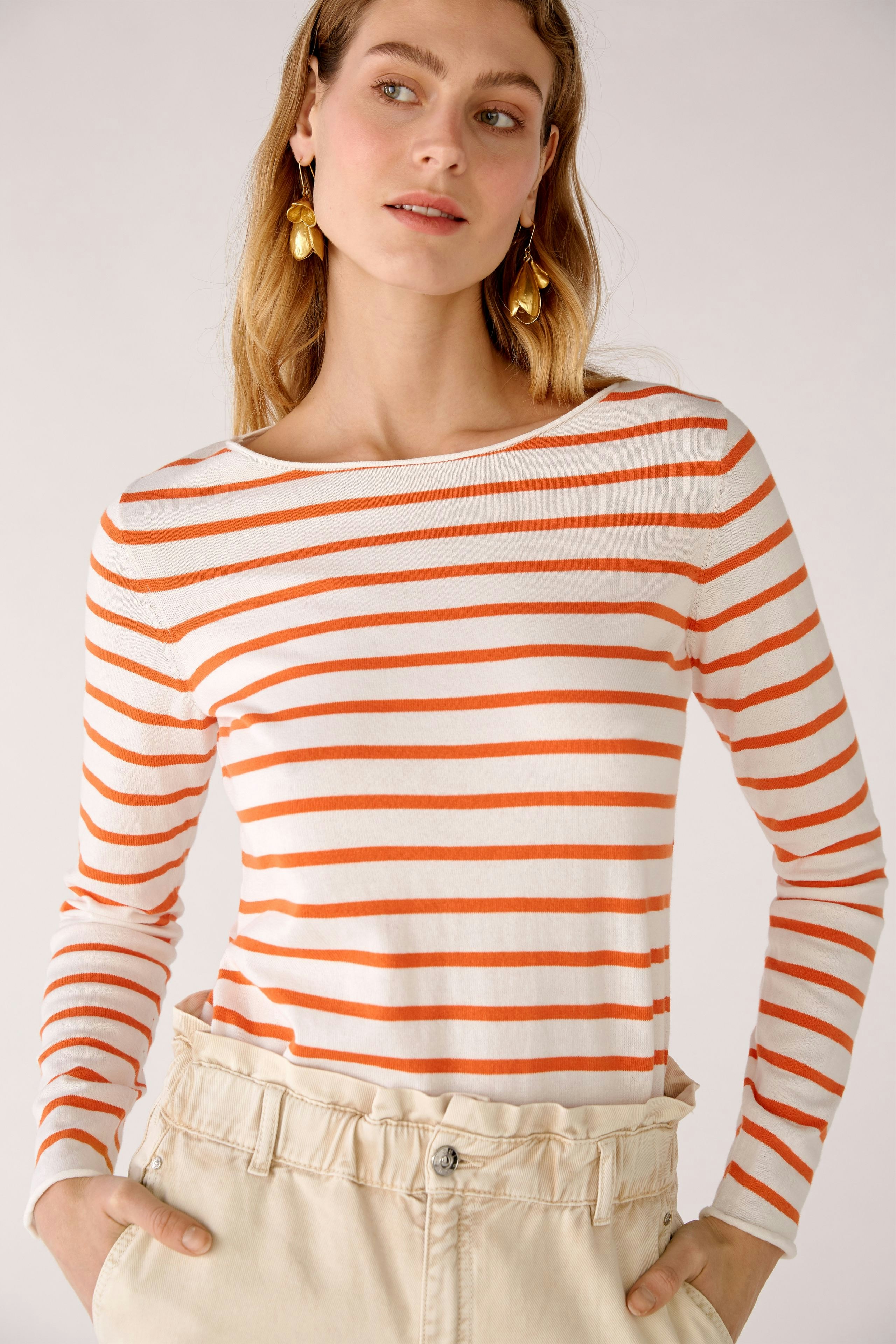 Bild 4 von Pullover in Bio-Baumwollmischung in white yellow | Oui