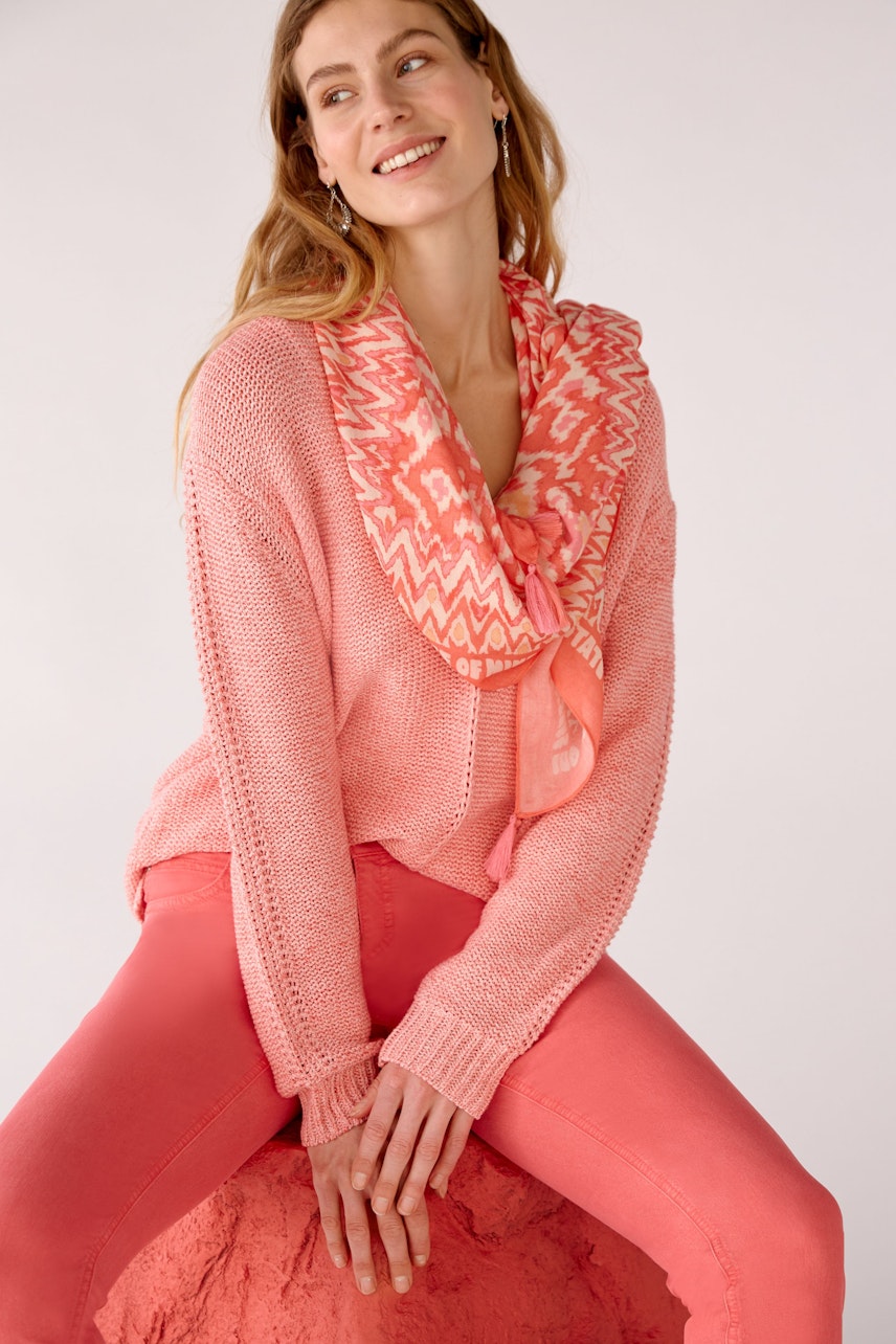 Bild 1 von Tuch im Casual-Stil in rose orange | Oui