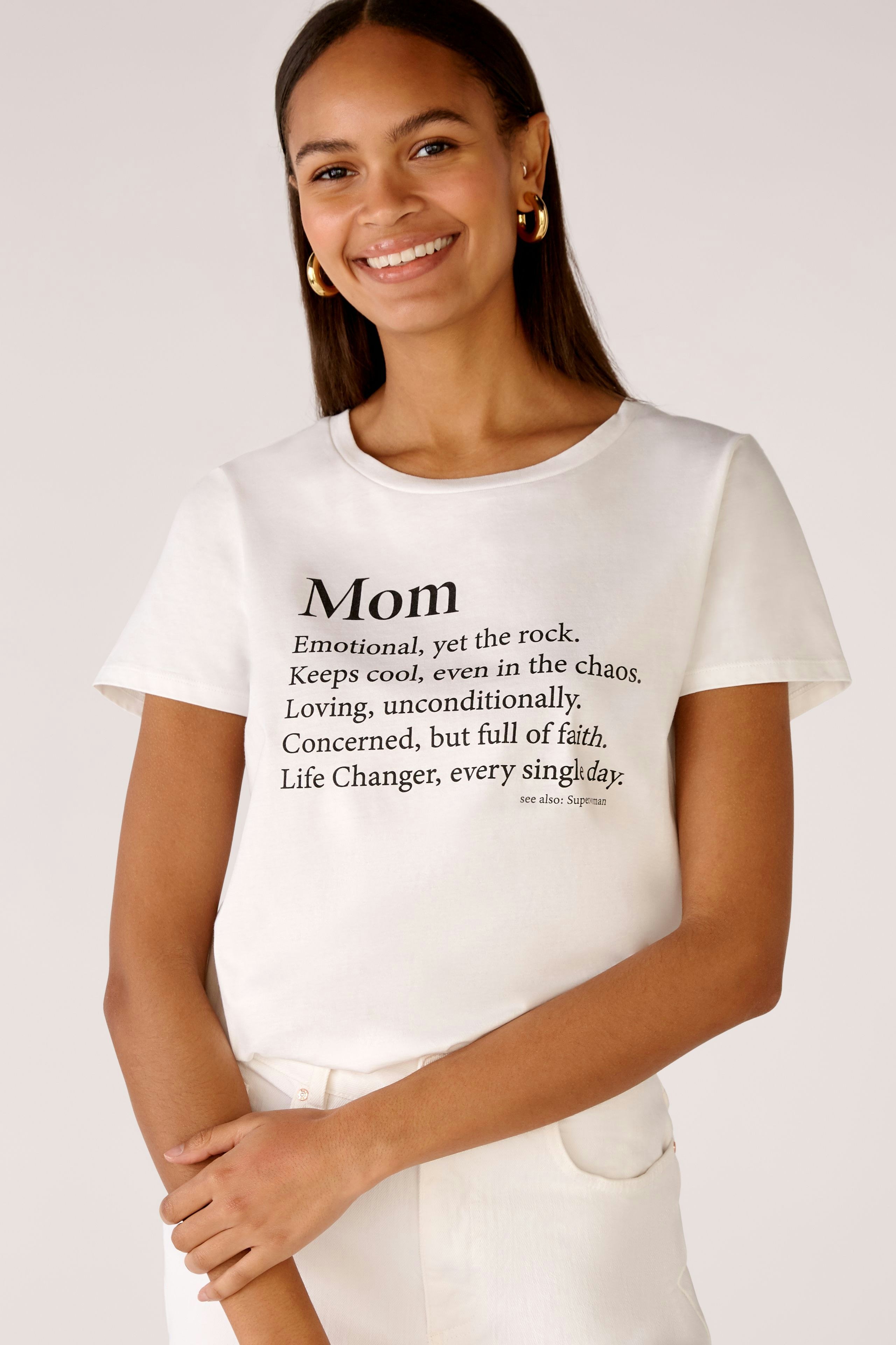 Bild 7 von MOM T-Shirt 100% Bio-Baumwolle in cloud dancer | Oui