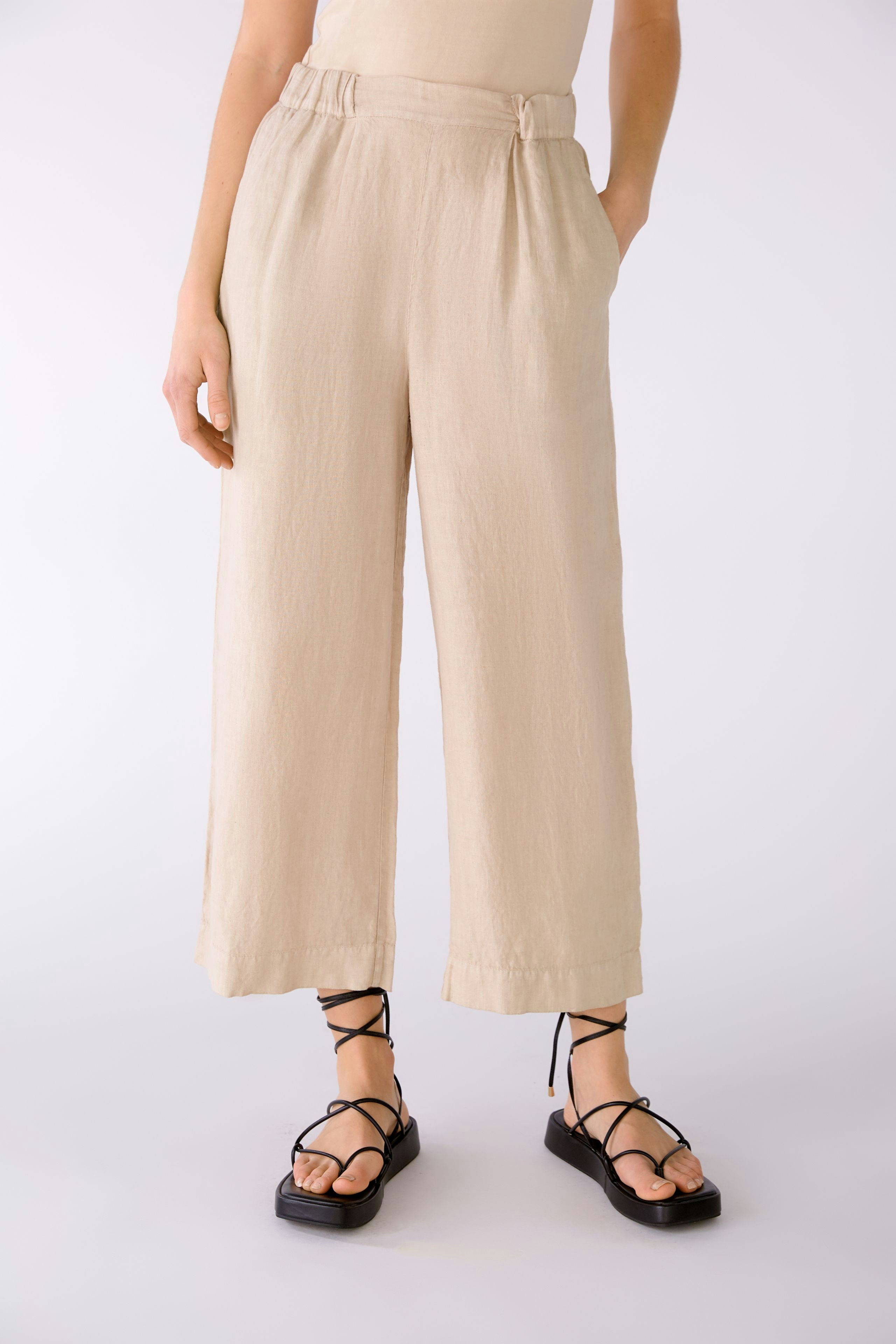 Bild 2 von Culotte 100% linen in light stone | Oui