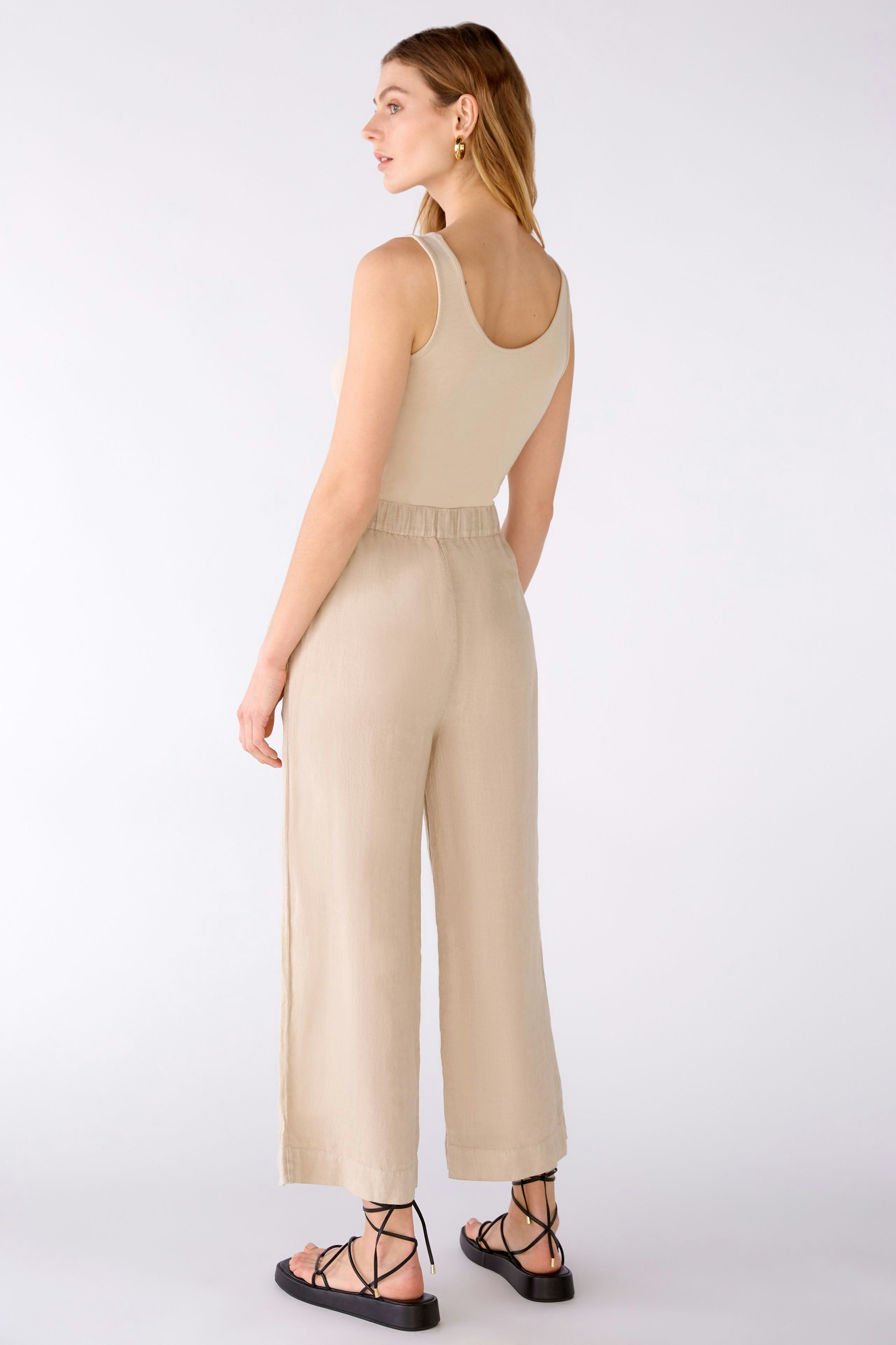 Bild 3 von Culotte 100% linen in light stone | Oui