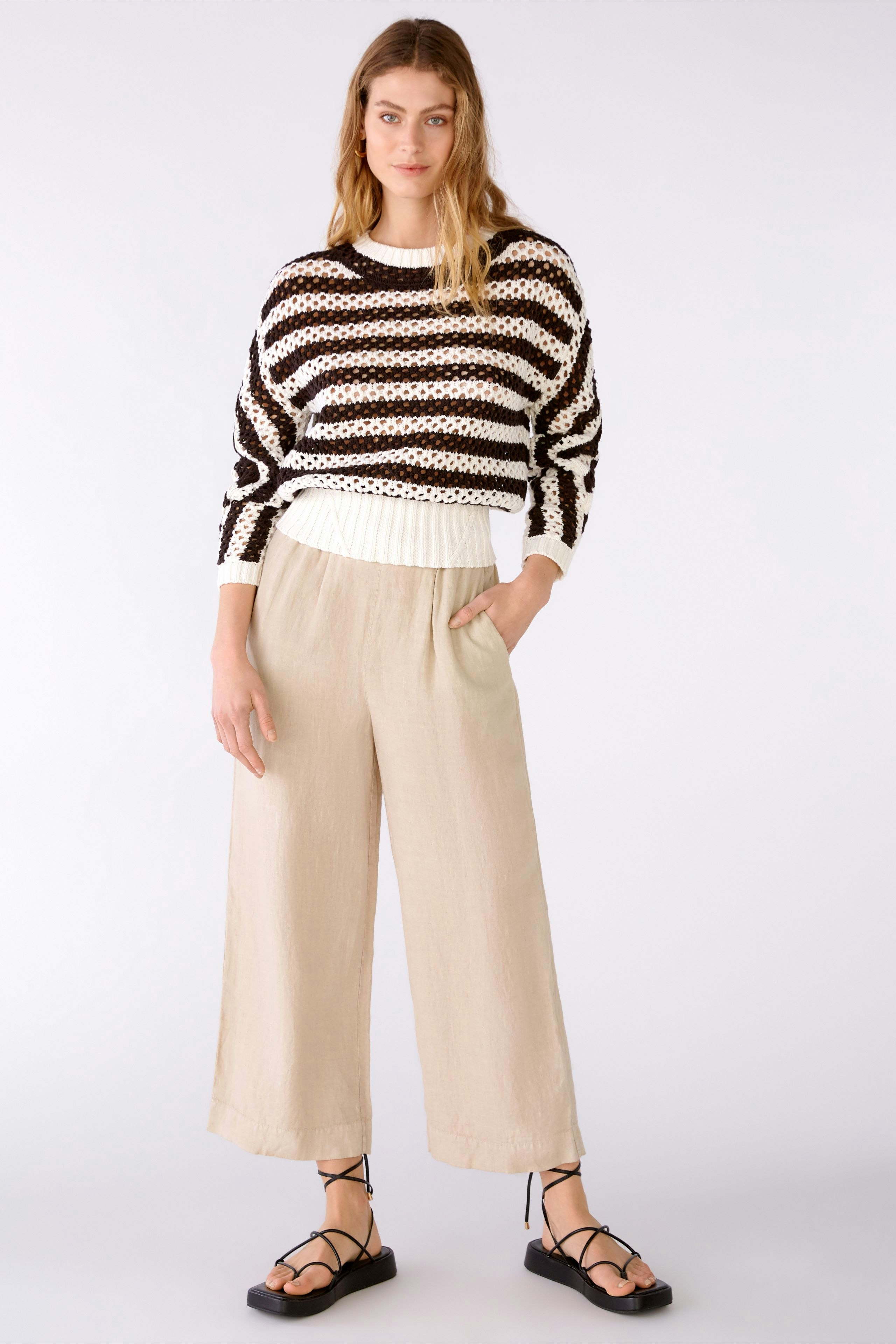 Bild 5 von Culotte 100% linen in light stone | Oui