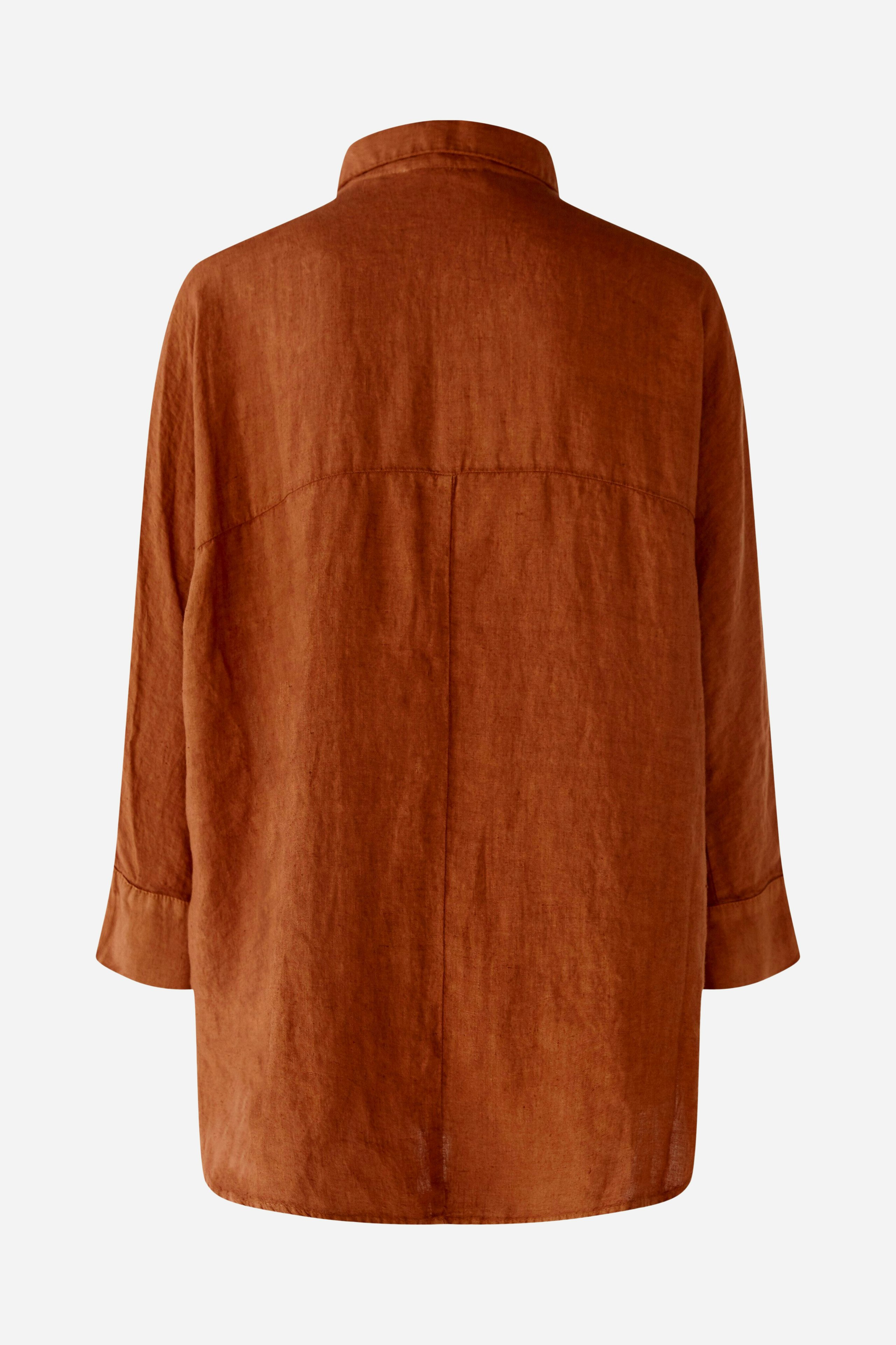 Bild 2 von Hemdbluse aus 100% Leinen in toffee | Oui