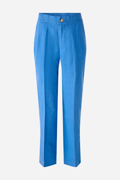 Bild 1 von Linen trousers shortened length in campanula | Oui